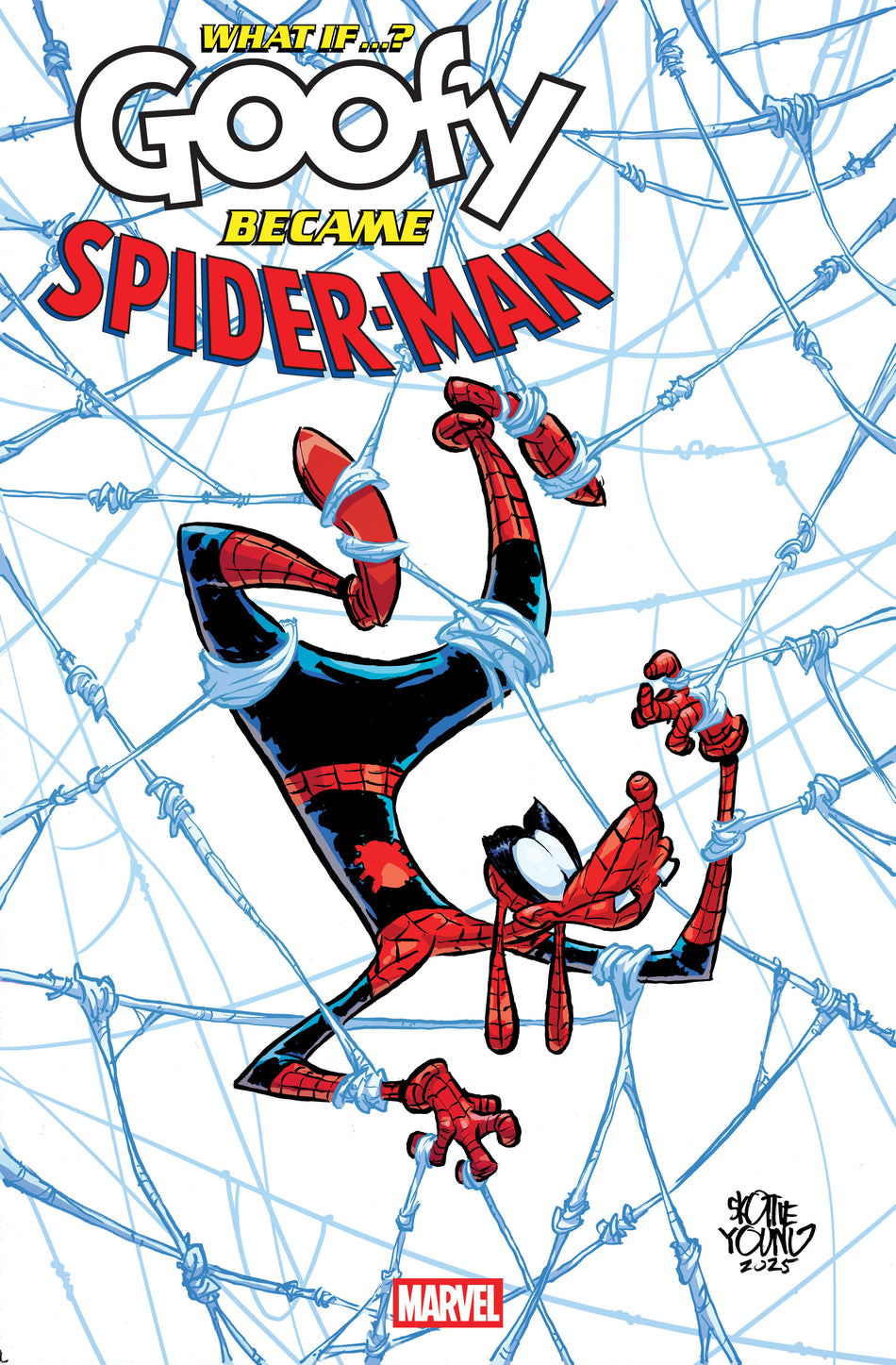 Stock Photo of What If...? Goofy Became Spider-Man #1 Skottie Young Variant Marvel Comics Comics sold by Stronghold Collectibles of Acadiana Lafayette, LA
