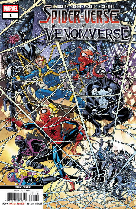 Stock Photo of Spider-Verse vs. Venomverse #1 Javier Garron 2nd Print Variant Marvel Comics Comics sold by Stronghold Collectibles of Acadiana Lafayette, LA