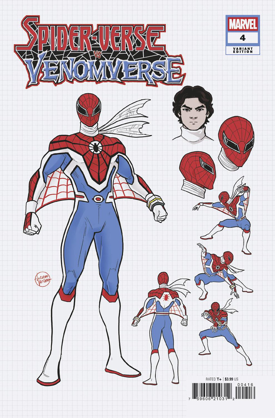 Stock Photo of Spider-Verse vs. Venomverse #4 Luciano Vecchio Design Variant Marvel Comics Comics sold by Stronghold Collectibles of Acadiana Lafayette, LA
