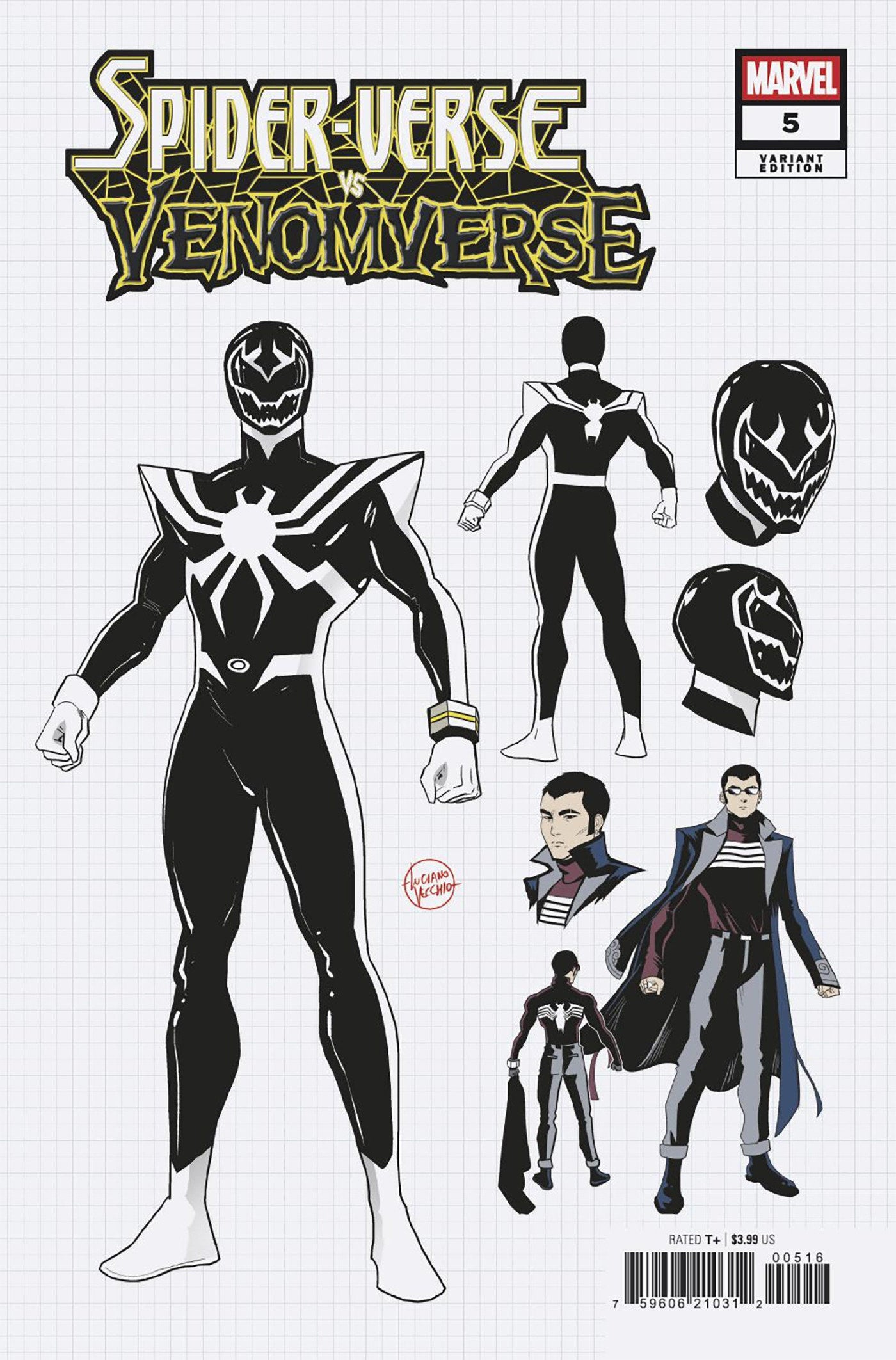 Stock Photo of Spider Verse vs. Venomverse #5 Luciano Vecchio 1:10 Design Variant Marvel Comics Comics sold by Stronghold Collectibles of Acadiana Lafayette, LA