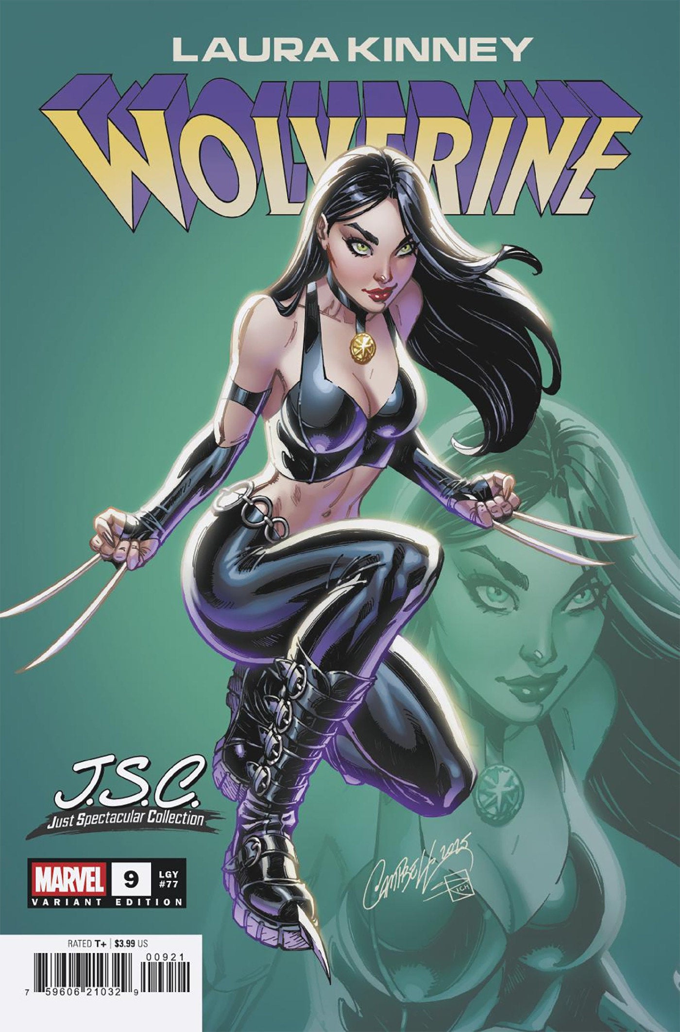 Stock Photo of Laura Kinney: Wolverine #9 J. Scott Campbell Just Spectacular Collection Variant Marvel Comics Comics sold by Stronghold Collectibles of Acadiana Lafayette, LA