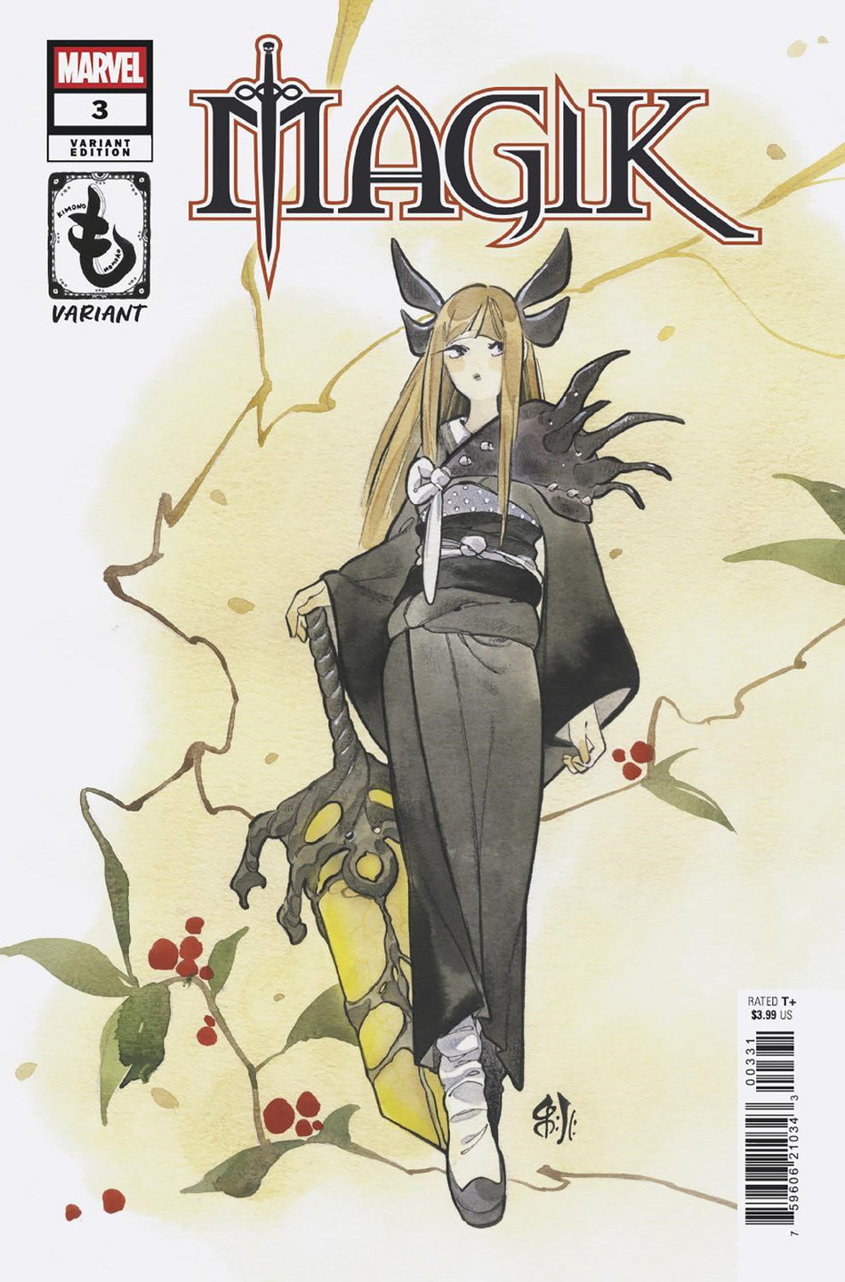 Stock Photo of Magik #3 Peach Momoko Kimono Variant Marvel Comics Comics sold by Stronghold Collectibles of Acadiana Lafayette, LA