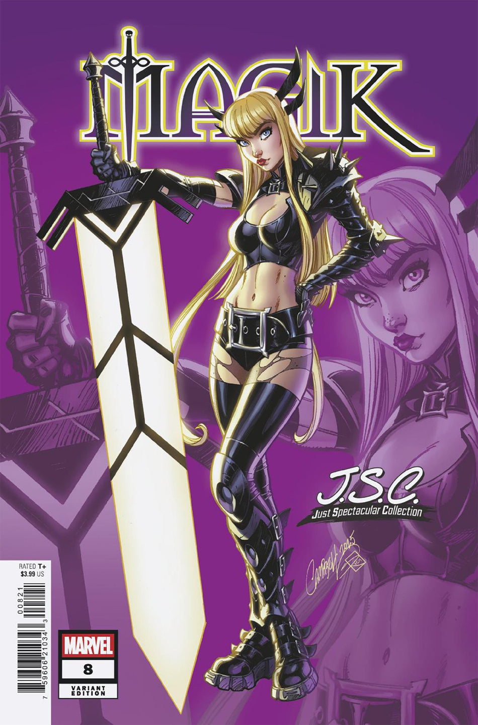 Stock Photo of Magik #8 J. Scott Campbell Just Spectacular Collection Variant Marvel Comics Comics sold by Stronghold Collectibles of Acadiana Lafayette, LA