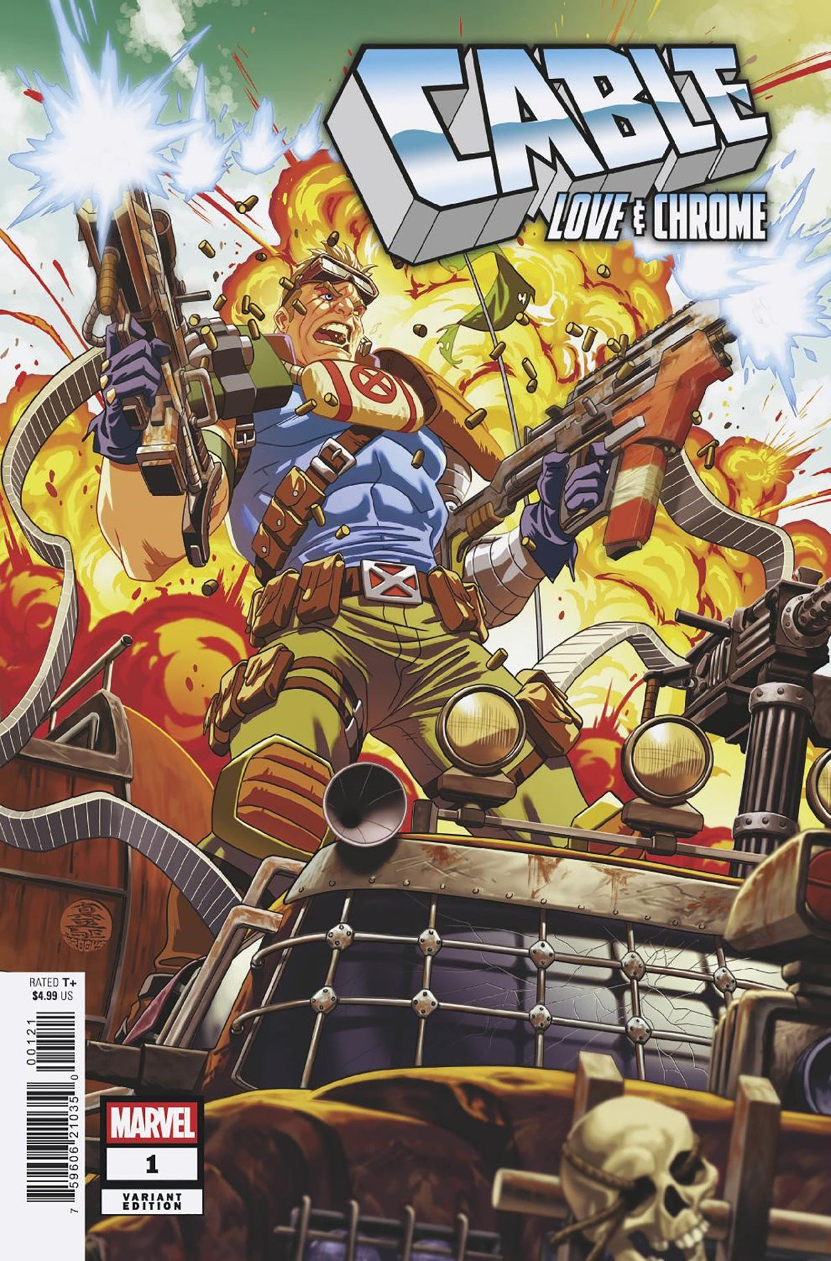 Stock Photo of Cable Love And Chrome #1 (Of 5) Mark Brooks Variant Marvel Comics Comics sold by Stronghold Collectibles of Acadiana Lafayette, LA