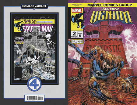 Stock Photo of All-New Venom #2 Giuseppe Camuncoli Fantastic Four Homage Variant Marvel Comics Comics sold by Stronghold Collectibles of Acadiana Lafayette, LA