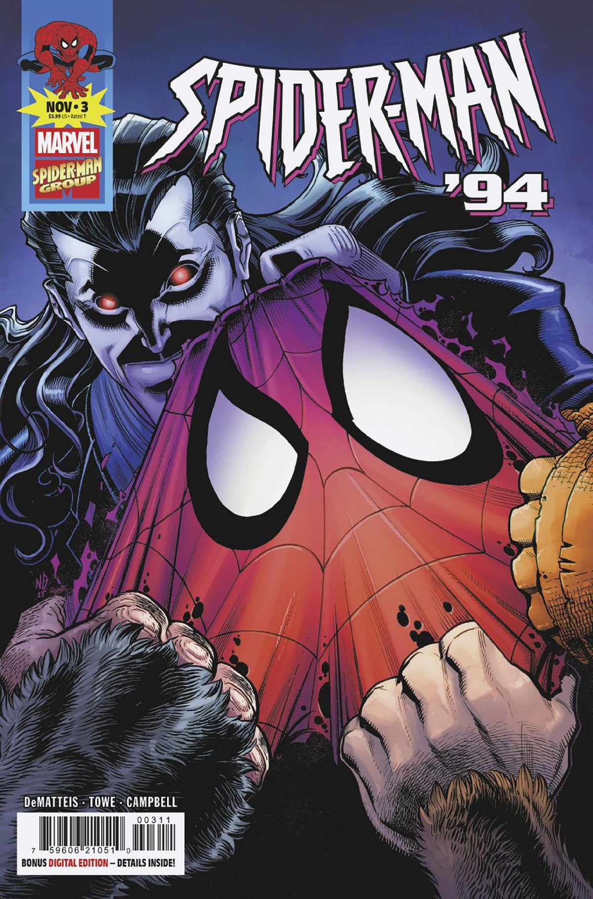 Stock Photo of Spider-Man '94 #3 Marvel Comics Comics sold by Stronghold Collectibles of Acadiana Lafayette, LA