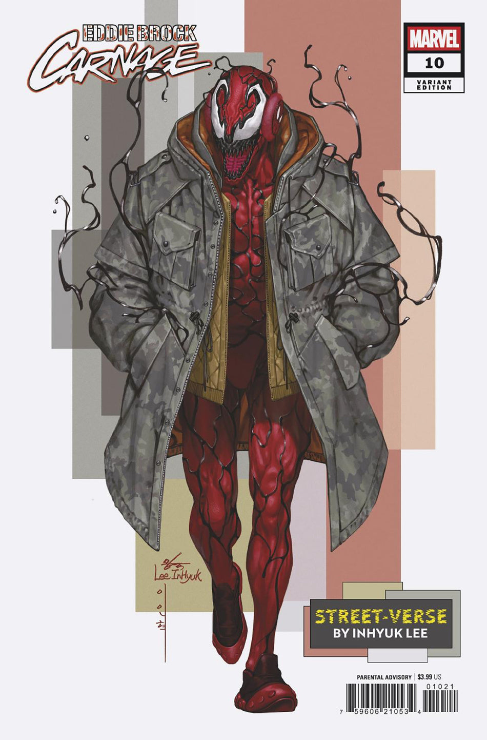 Stock Photo of Eddie Brock: Carnage #10 Inhyuk Lee Street Verse Variant Marvel Comics Comics sold by Stronghold Collectibles of Acadiana Lafayette, LA