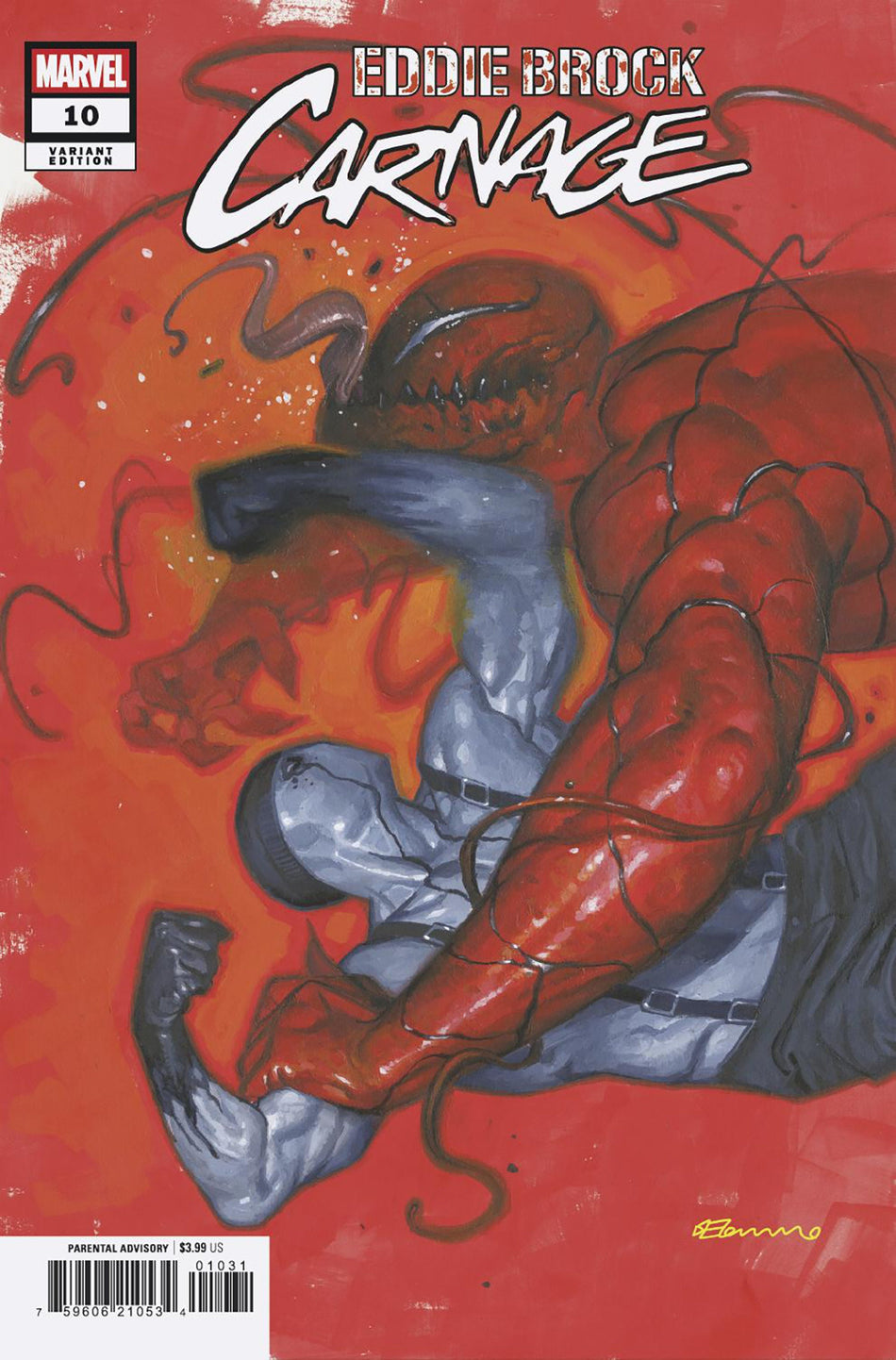 Stock Photo of Eddie Brock: Carnage #10 Fabrizio De Tommaso Variant Marvel Comics Comics sold by Stronghold Collectibles of Acadiana Lafayette, LA