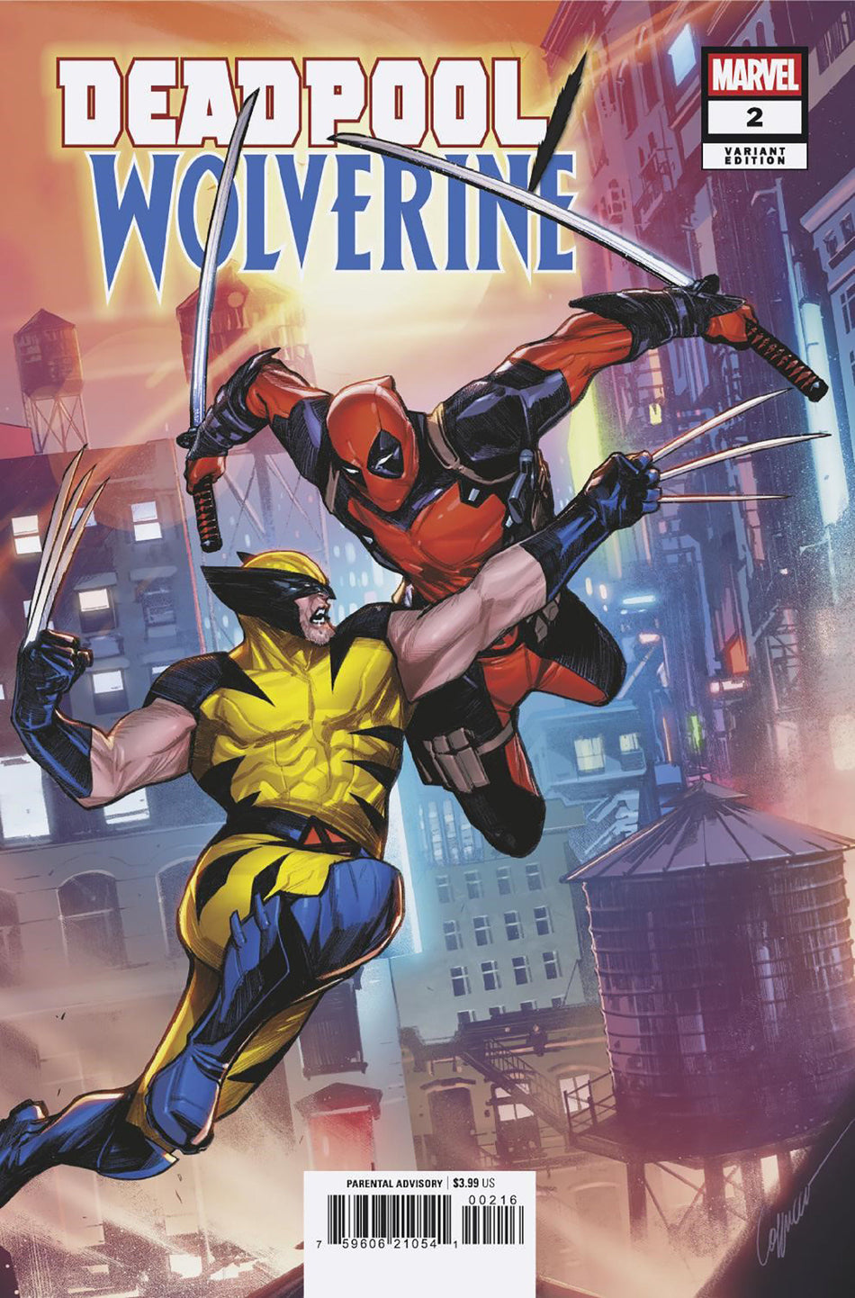 Stock Photo of Deadpool/Wolverine #2 Alessandro Cappuccio 1:25 Variant Marvel Comics Comics sold by Stronghold Collectibles of Acadiana Lafayette, LA