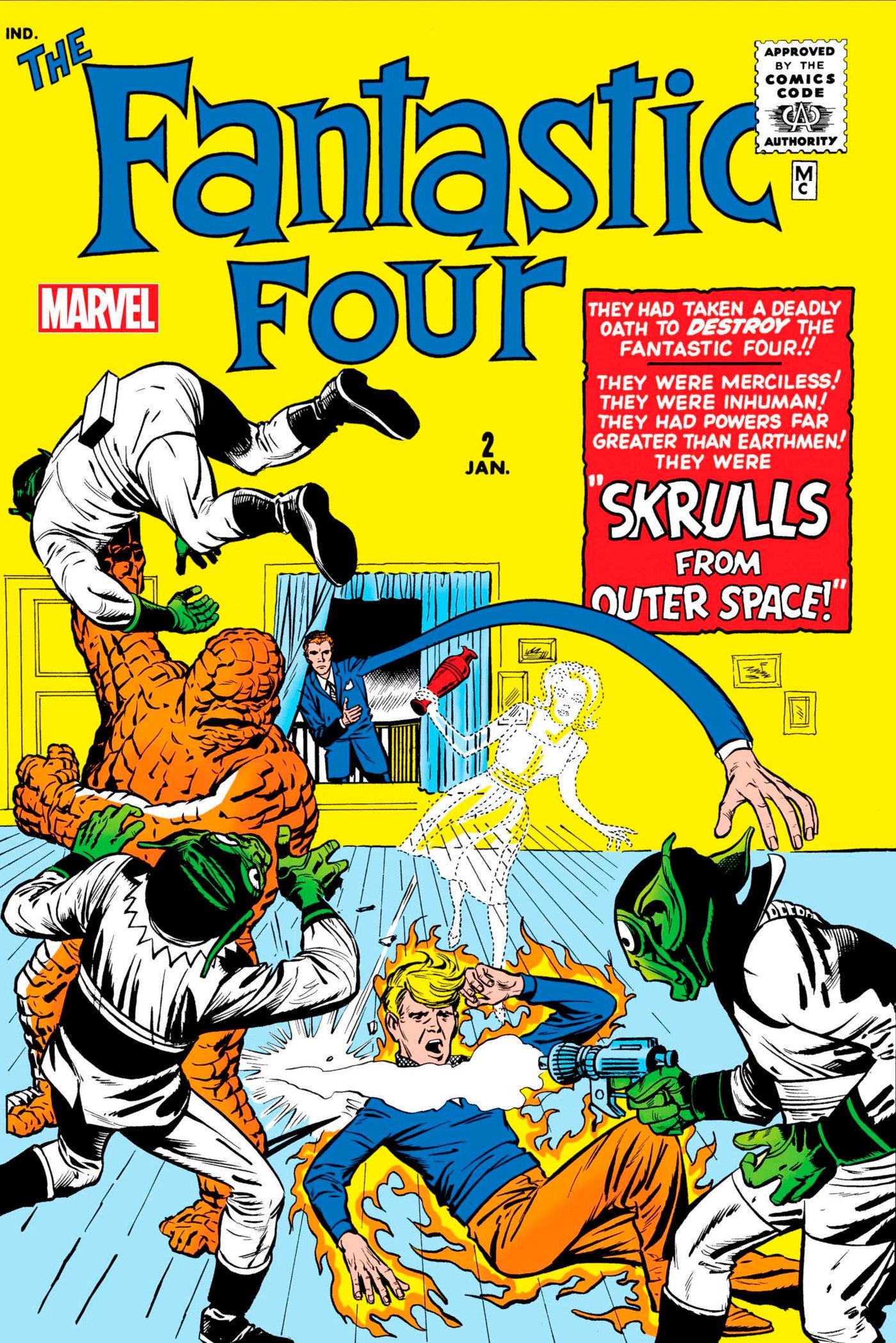 Stock Photo of Fantastic Four #2 Facsimile Edition Marvel Comics Comics sold by Stronghold Collectibles of Acadiana Lafayette, LA