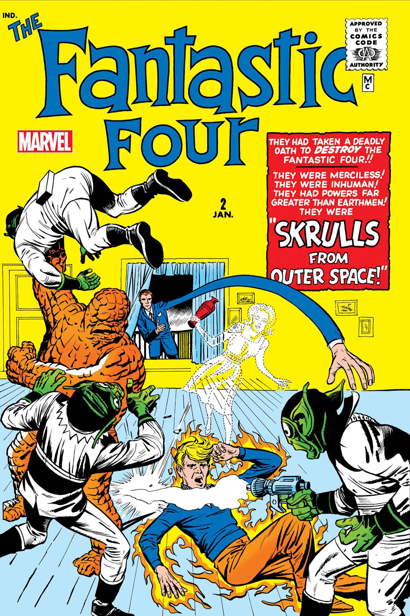 Stock Photo of Fantastic Four #2 Facsimile Edition Foil Variant Marvel Comics Comics sold by Stronghold Collectibles of Acadiana Lafayette, LA