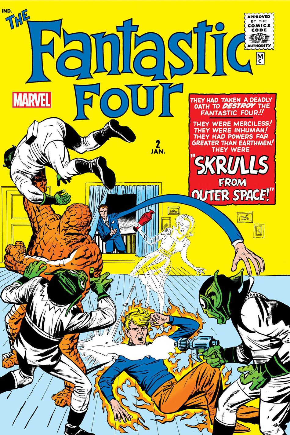 Stock Photo of Fantastic Four #2 Facsimile Edition Foil Variant Marvel Comics Comics sold by Stronghold Collectibles of Acadiana Lafayette, LA