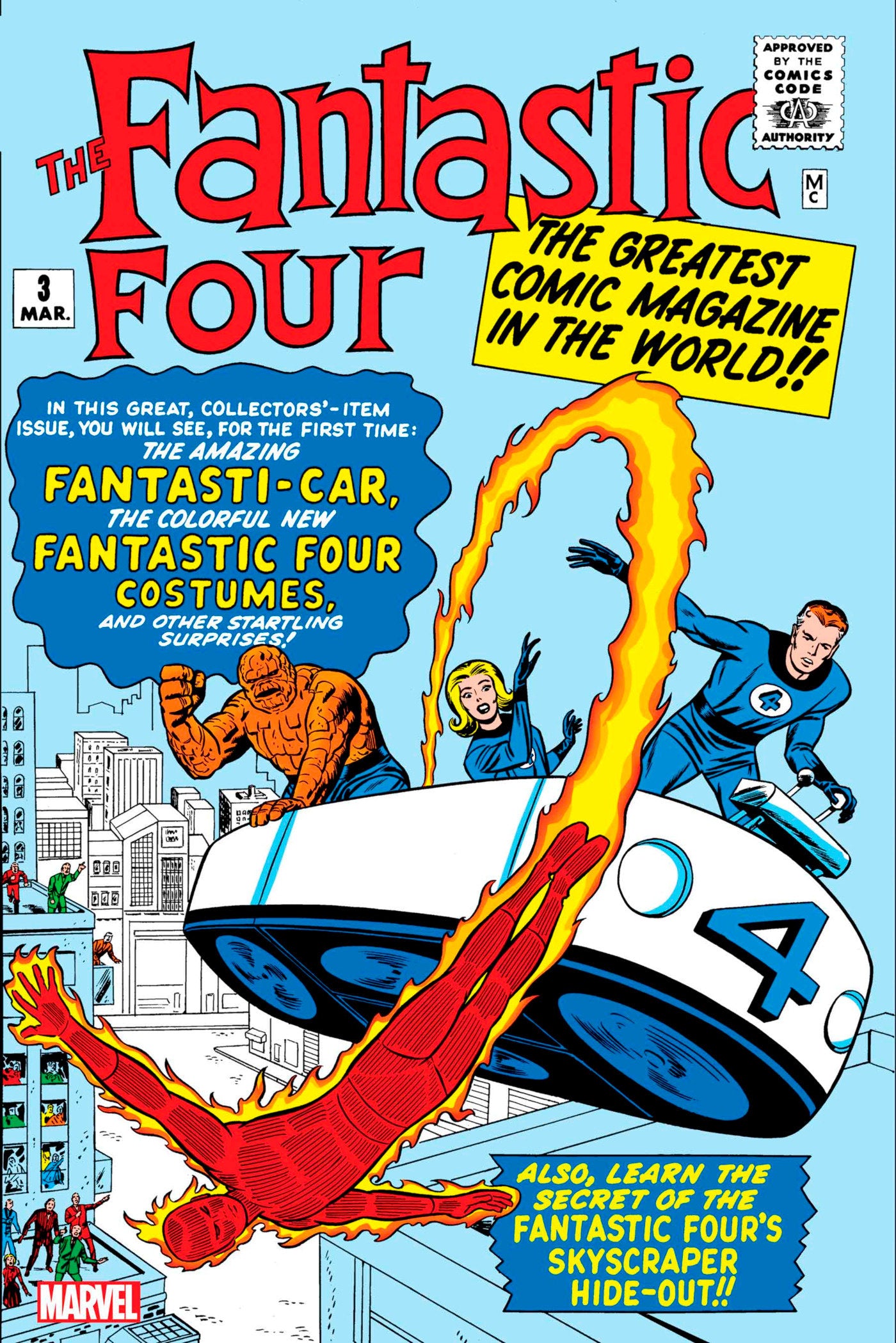 Stock Photo of Fantastic Four #3 Facsimile Edition Marvel Comics Comics sold by Stronghold Collectibles of Acadiana Lafayette, LA