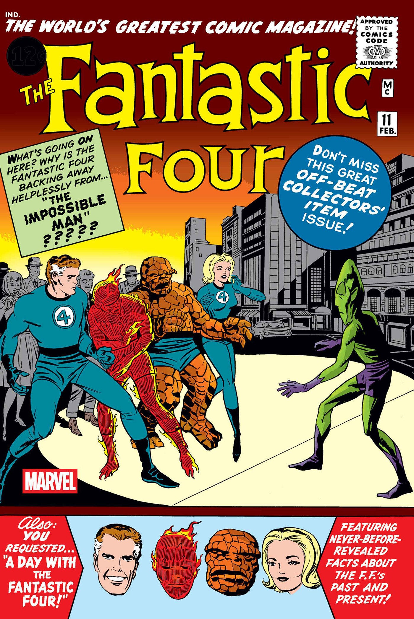 Stock Photo of Fantastic Four #11 Facsimile Edition Foil Variant Marvel Comics Comics sold by Stronghold Collectibles of Acadiana Lafayette, LA