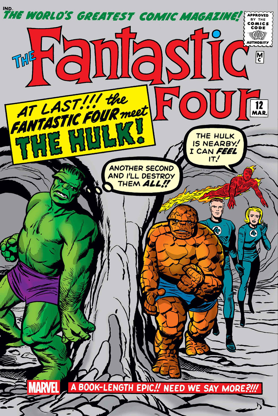 Stock Photo of  Fantastic Four #12 Facsimile Edition Foil Variant Marvel Comics Comics sold by Stronghold Collectibles of Acadiana Lafayette, LA