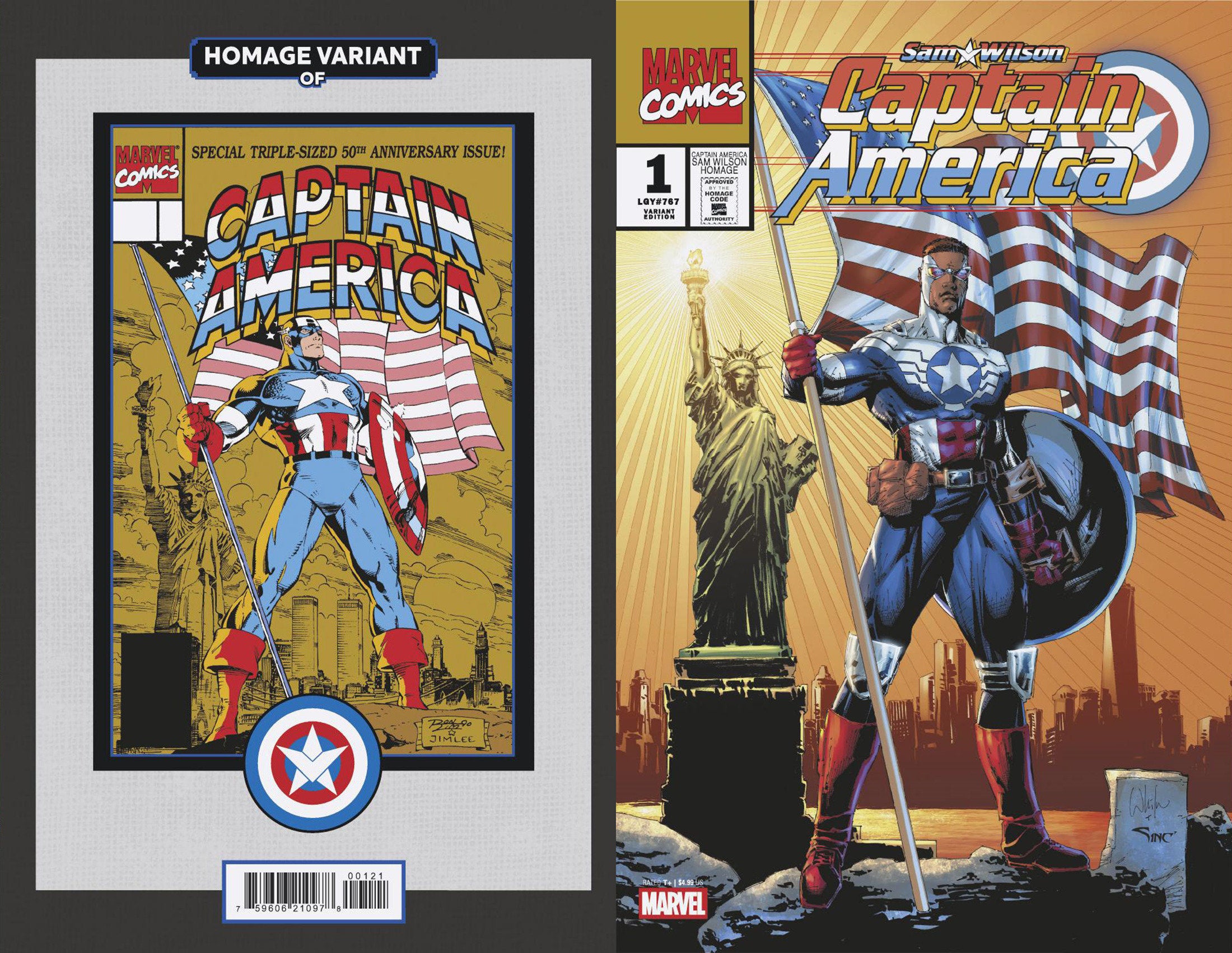 Stock Photo of Sam Wilson Captain America #1 (Of 5) Portacio Homage Variant Marvel Comics Comics sold by Stronghold Collectibles of Acadiana Lafayette, LA
