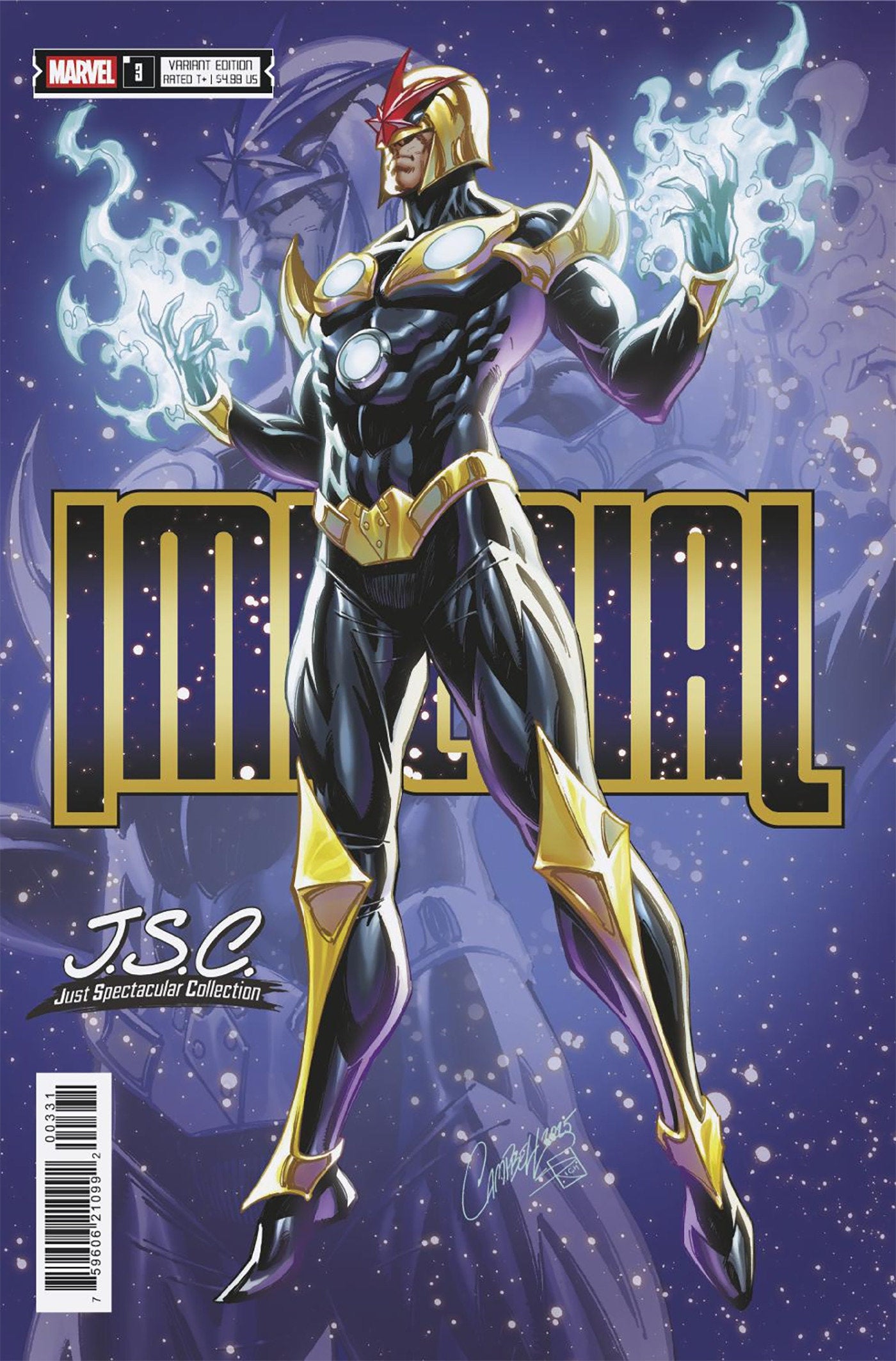 Stock Photo of Imperial #3 J. Scott Campbell Just Spectacular Collection Variant Marvel Comics Comics sold by Stronghold Collectibles of Acadiana Lafayette, LA