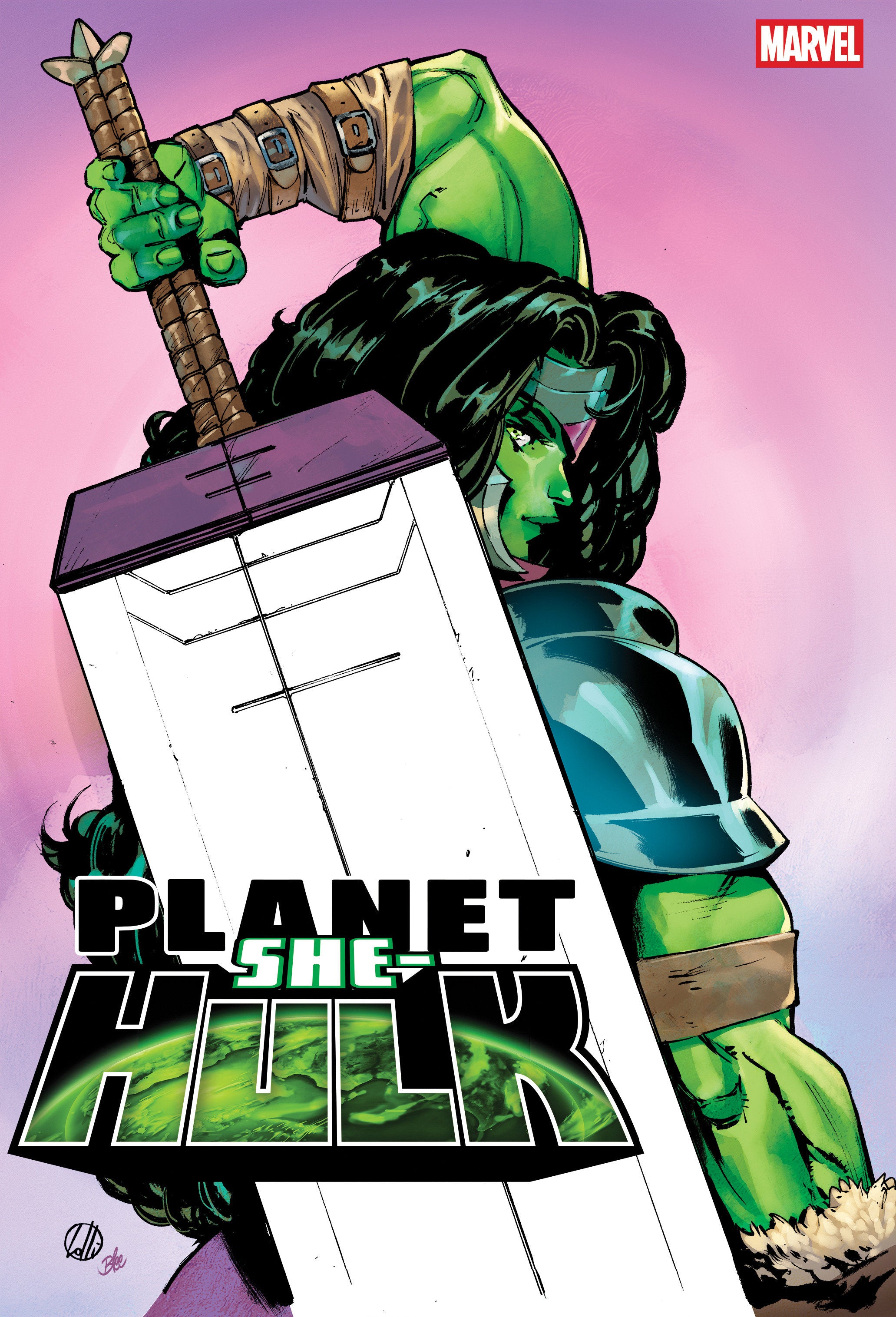 Stock Photo of Planet She Hulk #1 Matteo Lolli Foil Variant Marvel Comics Comics sold by Stronghold Collectibles of Acadiana Lafayette, LA