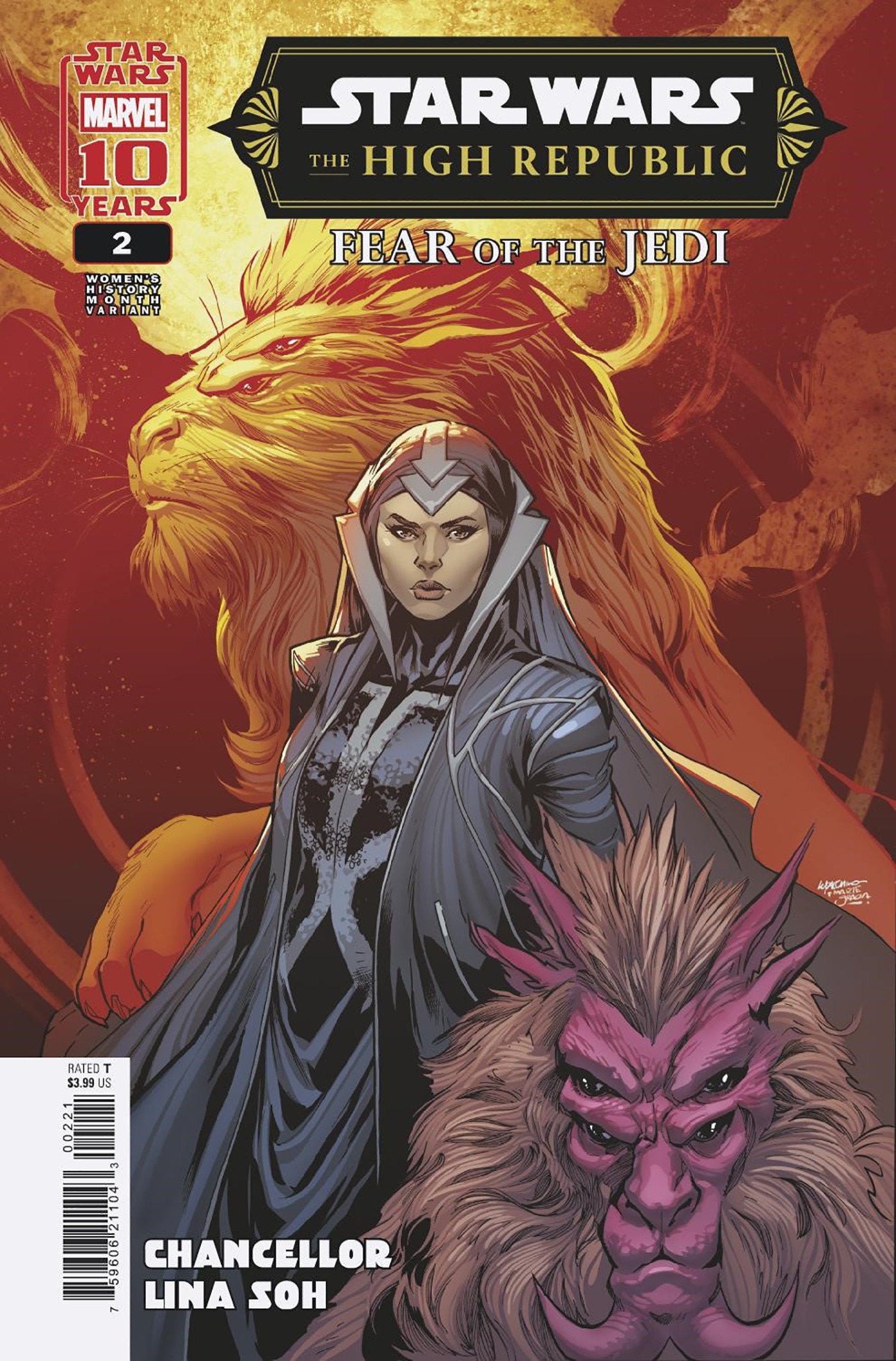 Stock Photo of Star Wars: The High Republic - Fear of the Jedi #2 Ema Lupacchino Women's History Month Variant Marvel Comics Comics sold by Stronghold Collectibles of Acadiana Lafayette, LA