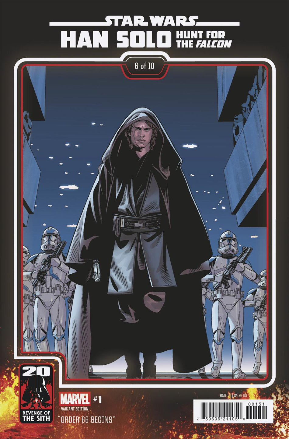 Stock Photo of Star Wars: Han Solo   Hunt For The Falcon #1 Chris Sprouse Revenge Of The Sith 20 Th Anniversary Variant Marvel Comics Comics sold by Stronghold Collectibles of Acadiana Lafayette, LA
