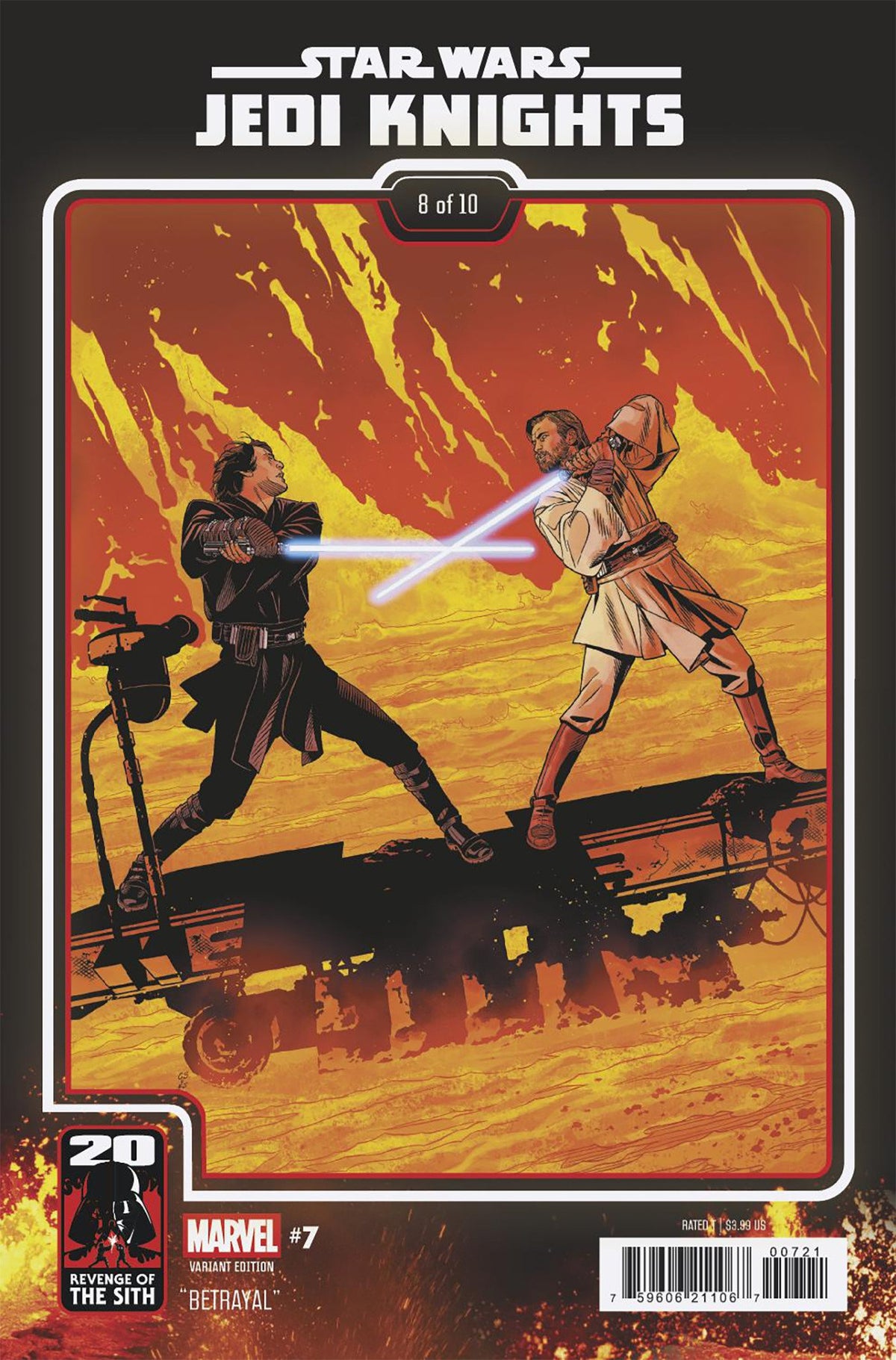Stock Photo of Star Wars: Jedi Knights #7 Chris Sprouse Revenge Of The Sith 20 Th Anniversary Variant Marvel Comics Comics sold by Stronghold Collectibles of Acadiana Lafayette, LA