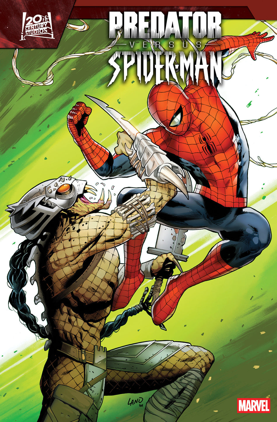 Stock Photo of Predator vs Spider-Man #1 (Of 4) Greg Land Foil Variant Marvel Comics Comics sold by Stronghold Collectibles of Acadiana Lafayette, LA