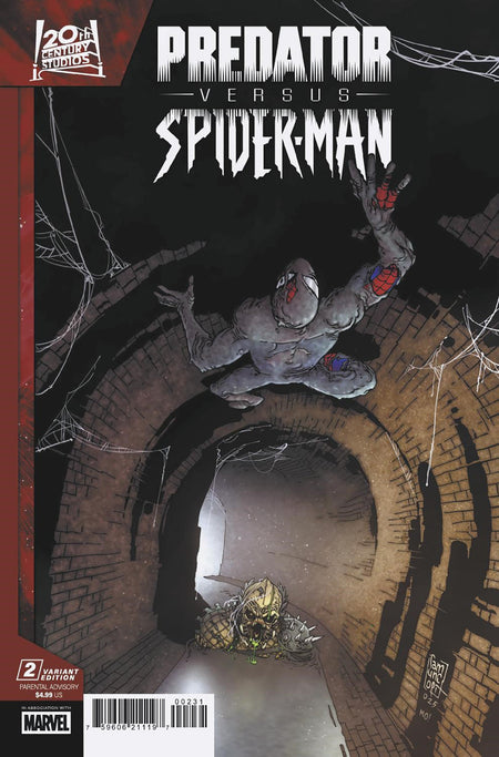 Stock Photo of Predator vs. Spider-Man #2 Giuseppe Camuncoli Variant Marvel Comics Comics sold by Stronghold Collectibles of Acadiana Lafayette, LA