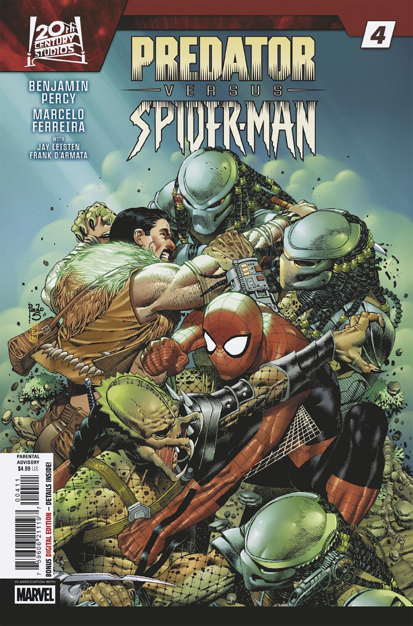 Stock Photo of Predator vs. Spider-Man #4 Marvel Comics Comics sold by Stronghold Collectibles of Acadiana Lafayette, LA