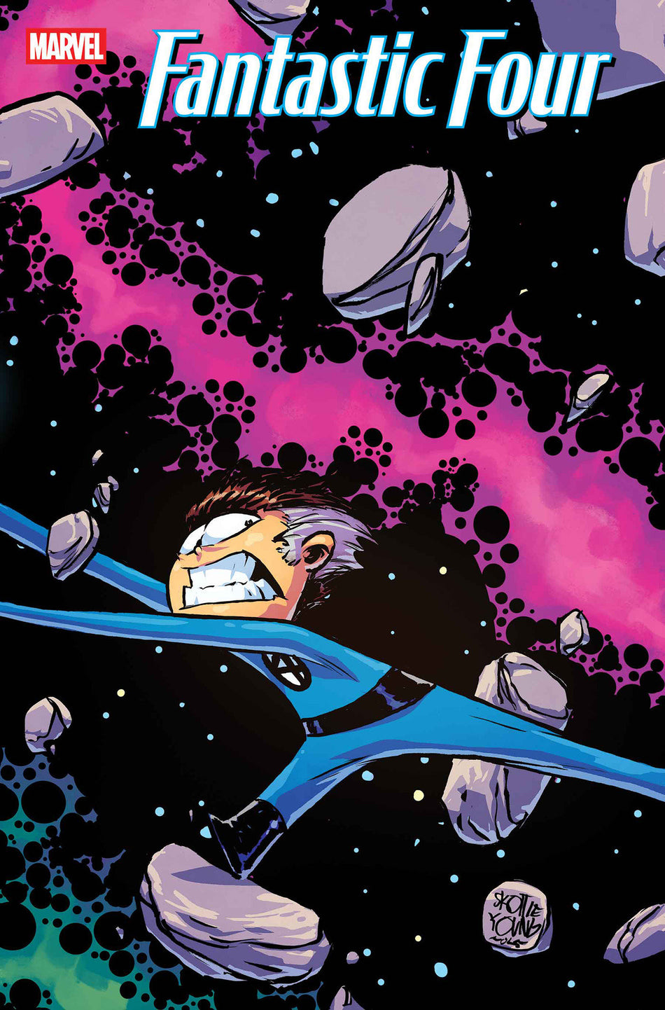 Stock Photo of Fantastic Four #3 Skottie Young 5 Part Connecting Variant [Doom] Marvel Comics Comics sold by Stronghold Collectibles of Acadiana Lafayette, LA