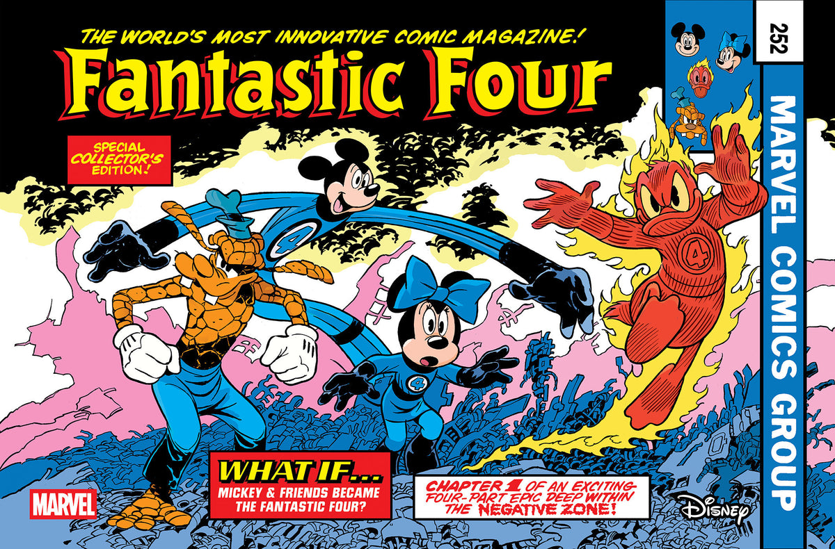 Stock Photo of Fantastic Four #4 Andrea Freccero Disney What If? Fantastic Four Homage Variant Marvel Comics Comics sold by Stronghold Collectibles of Acadiana Lafayette, LA