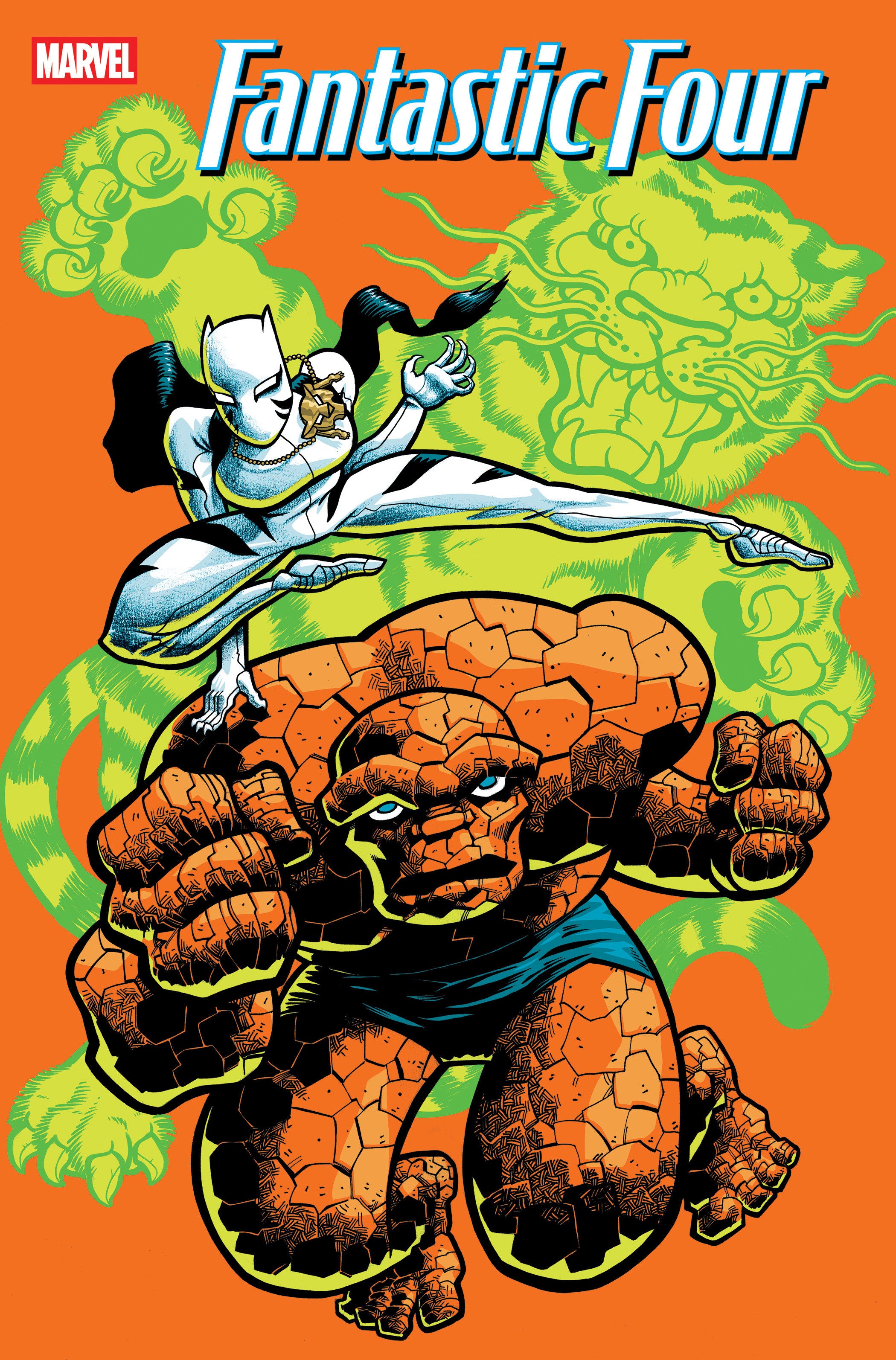 Stock Photo of Fantastic Four #4 J. Gonzo White Tiger Team Up Variant Marvel Comics Comics sold by Stronghold Collectibles of Acadiana Lafayette, LA