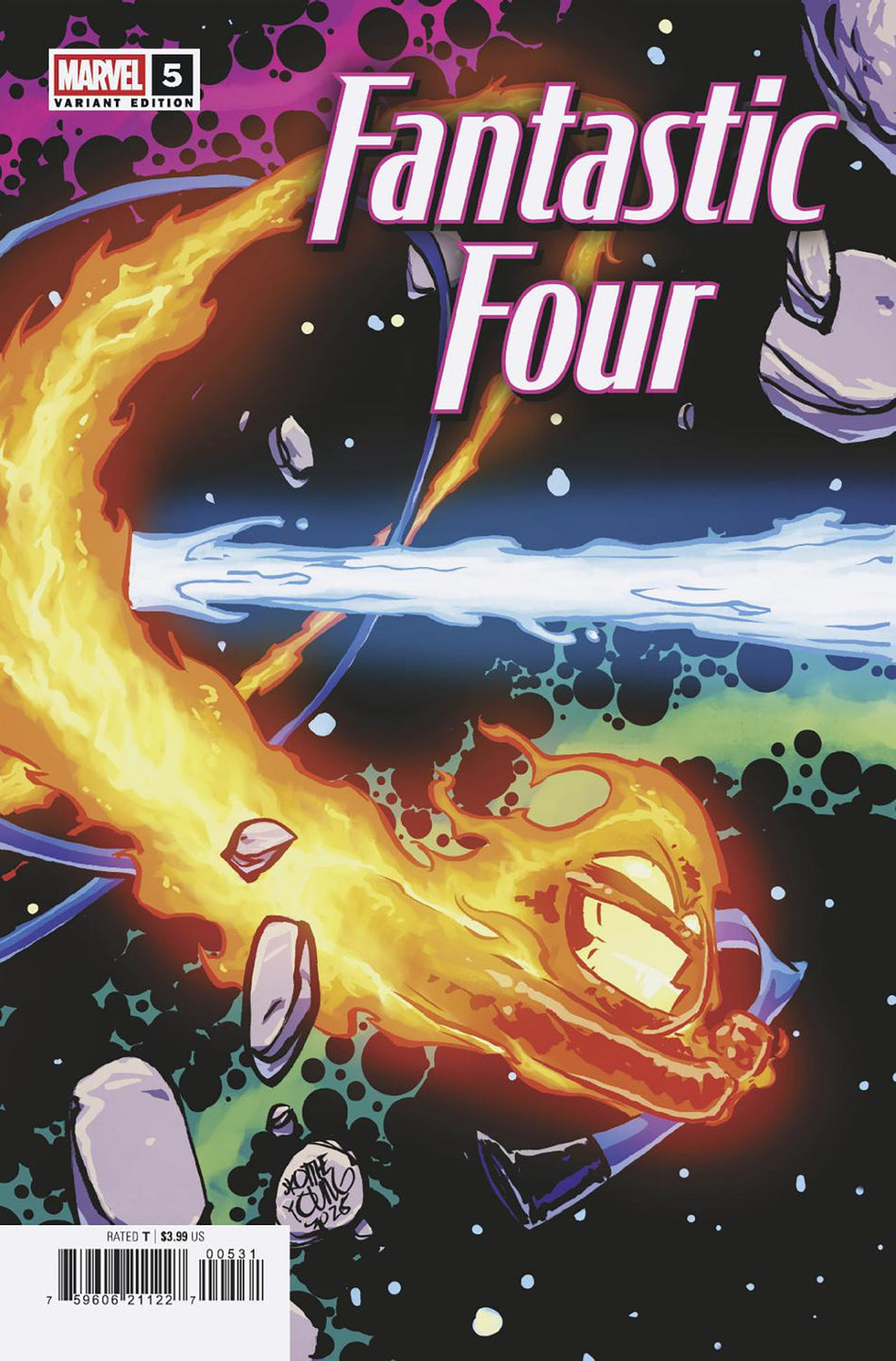 Stock Photo of Fantastic Four #5 Skottie Young 5 Part Connecting Variant Marvel Comics Comics sold by Stronghold Collectibles of Acadiana Lafayette, LA