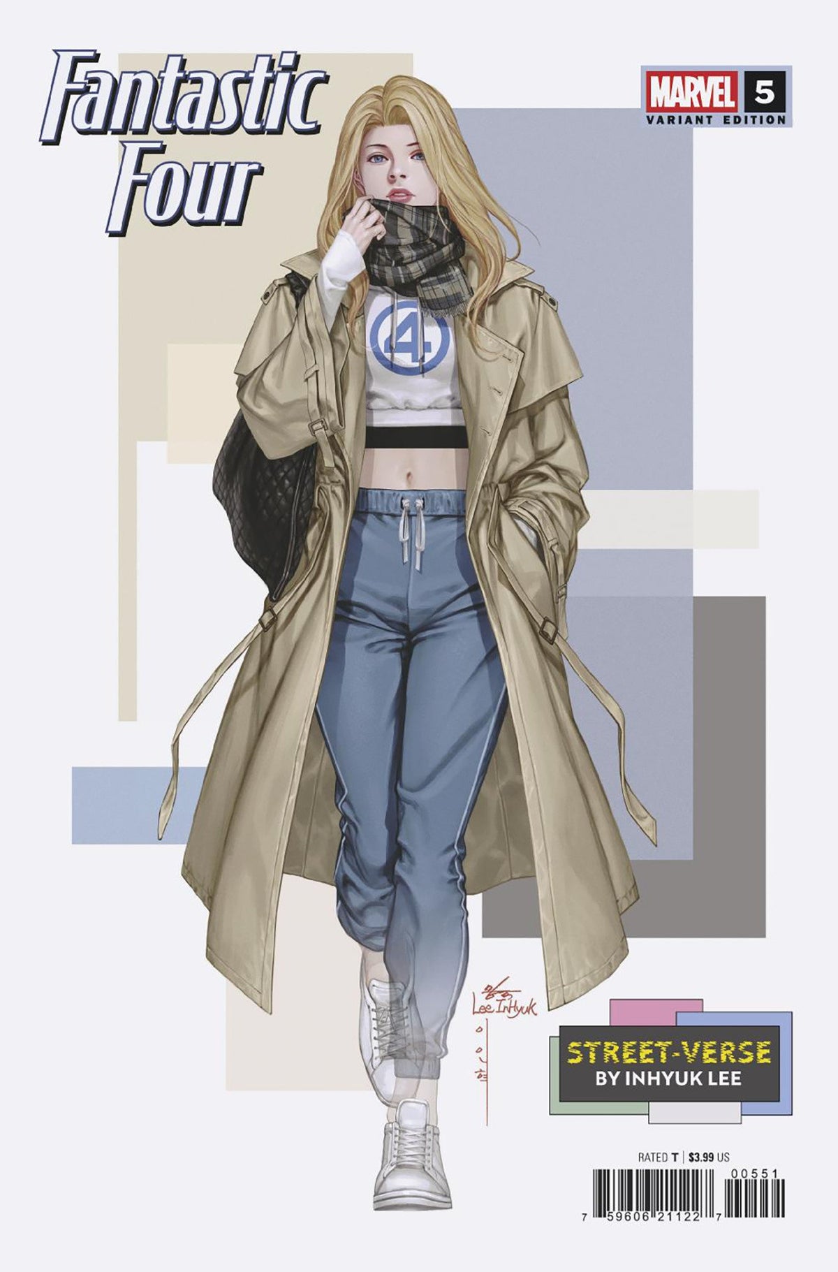 Stock Photo of Fantastic Four #5 Inhyuk Lee Street Verse Variant Marvel Comics Comics sold by Stronghold Collectibles of Acadiana Lafayette, LA
