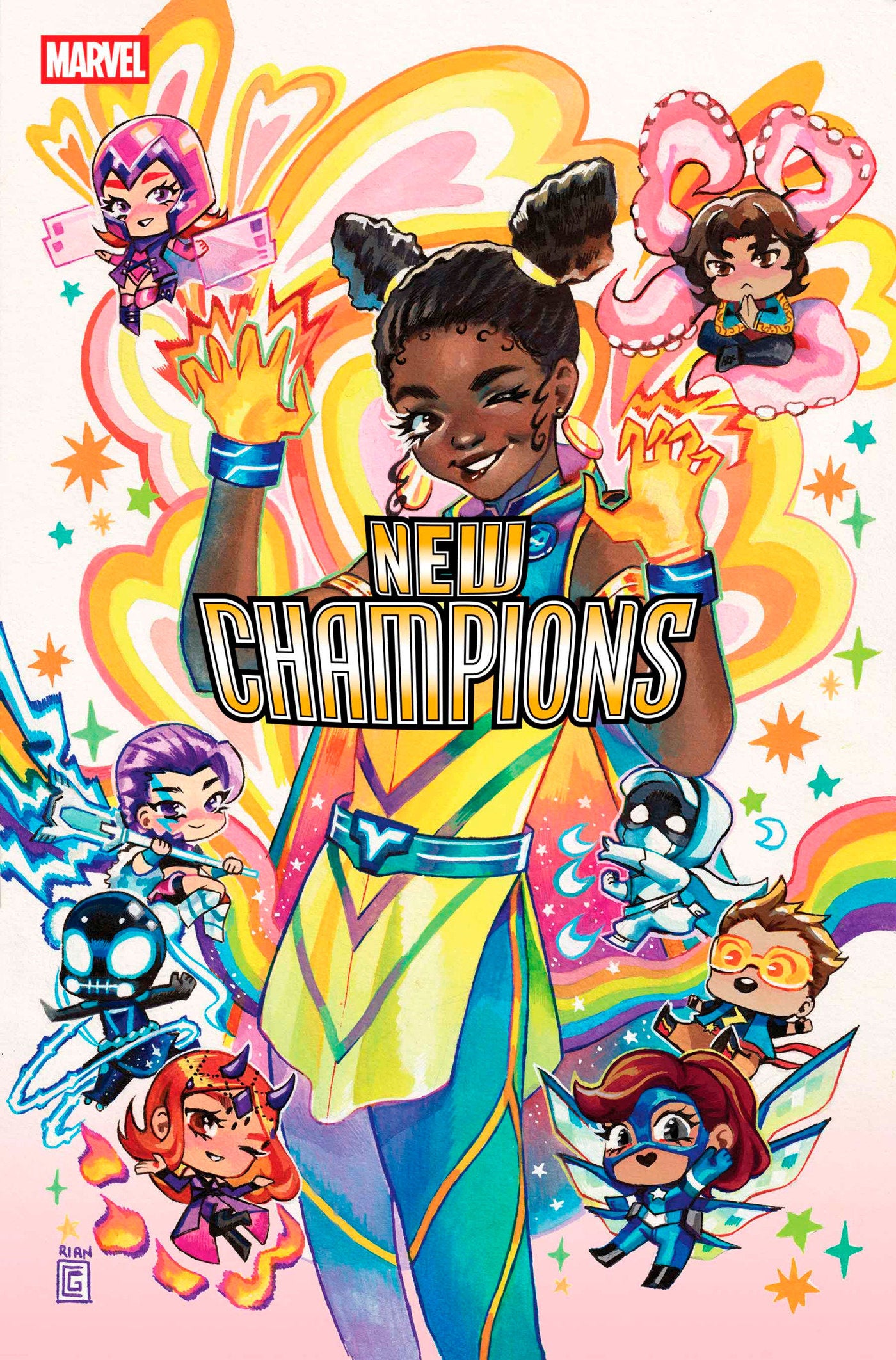 Stock Photo of New Champions #4 Rian Gonzales Variant Marvel Comics Comics sold by Stronghold Collectibles of Acadiana Lafayette, LA