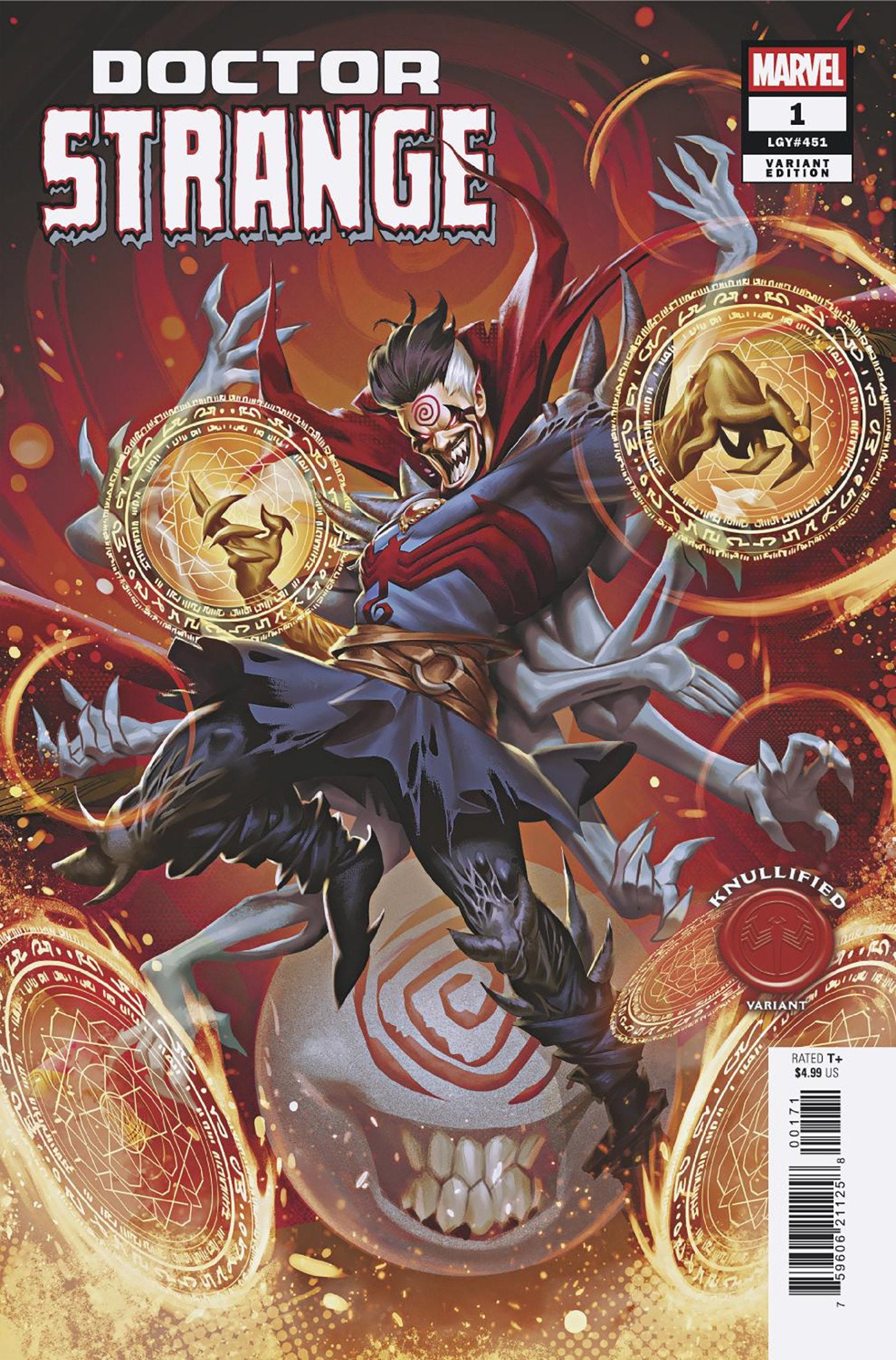 Stock Photo of  Doctor Strange #1 Mateus Manhanini Knullified Variant Marvel Comics Comics sold by Stronghold Collectibles of Acadiana Lafayette, LA