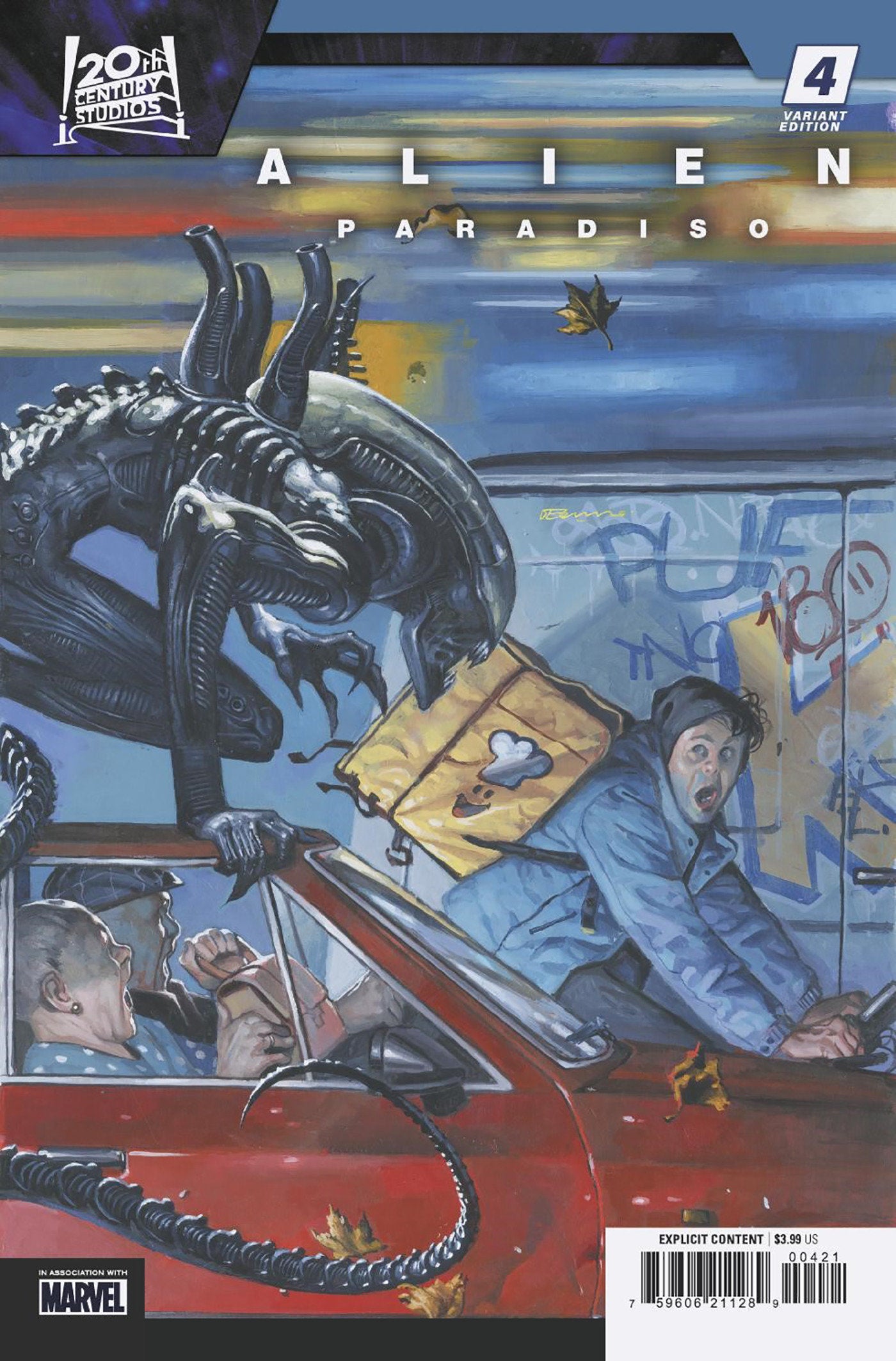 Stock Photo of Alien Paradiso #4 (Of 5) Fabrizio De Tommaso Variant Marvel Comics Comics sold by Stronghold Collectibles of Acadiana Lafayette, LA