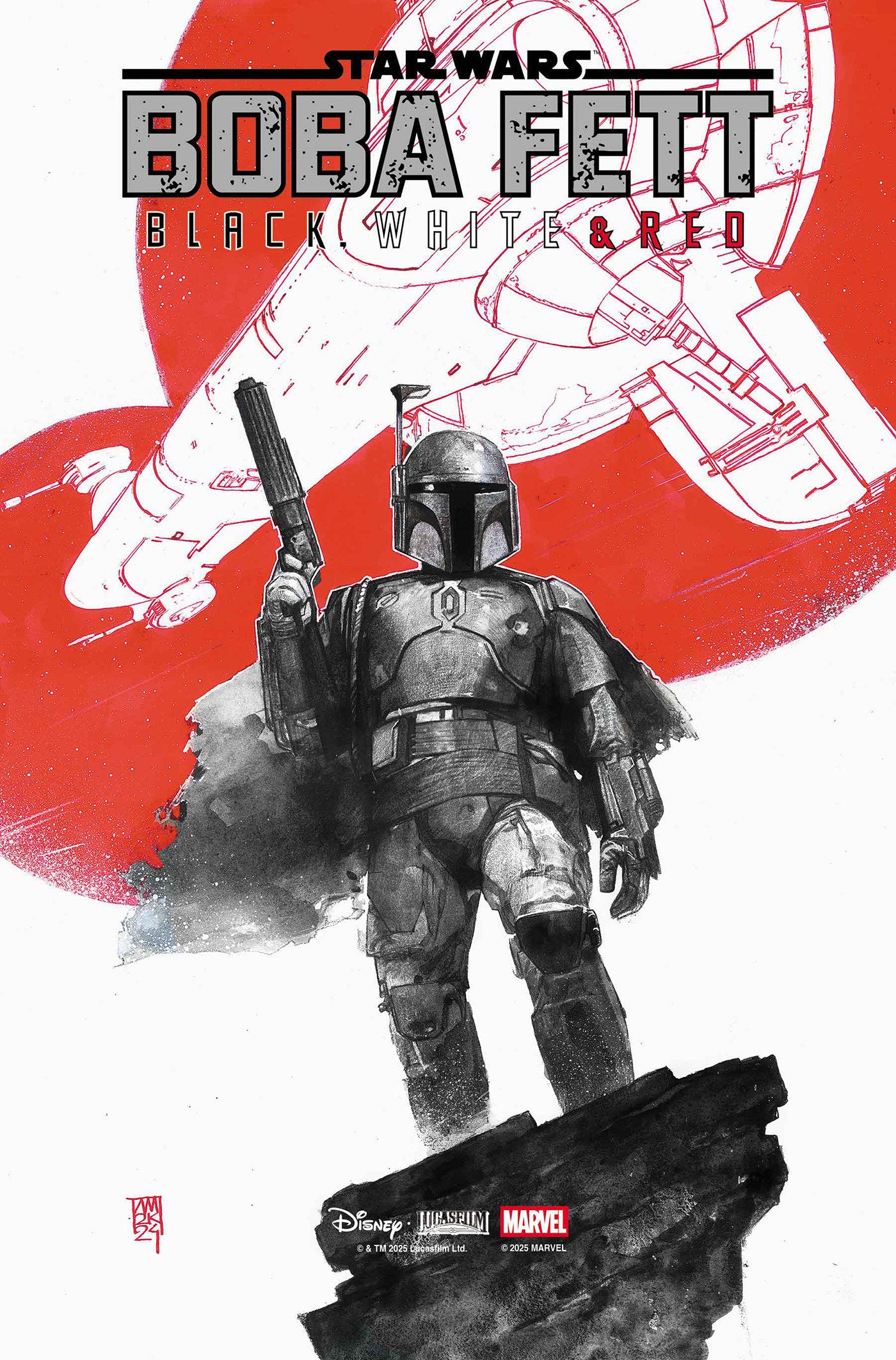 Stock Photo of Star Wars: Boba Fett   Black, White & Red #1 Marvel Comics Comics sold by Stronghold Collectibles of Acadiana Lafayette, LA