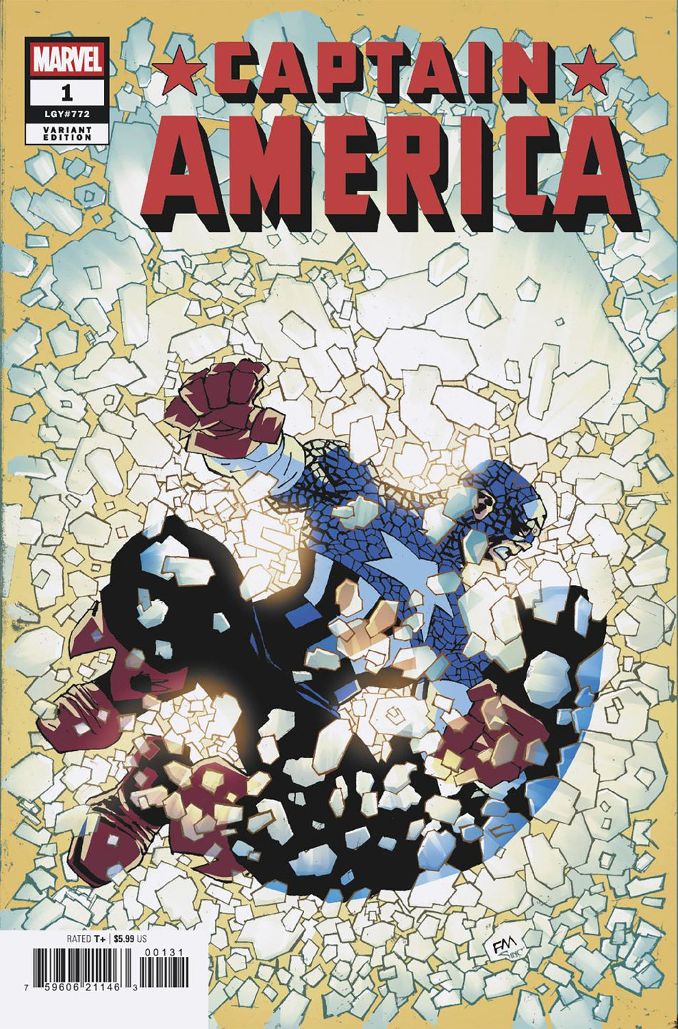 Stock Photo of Captain America #1 Frank Miller Variant Marvel Comics Comics sold by Stronghold Collectibles of Acadiana Lafayette, LA