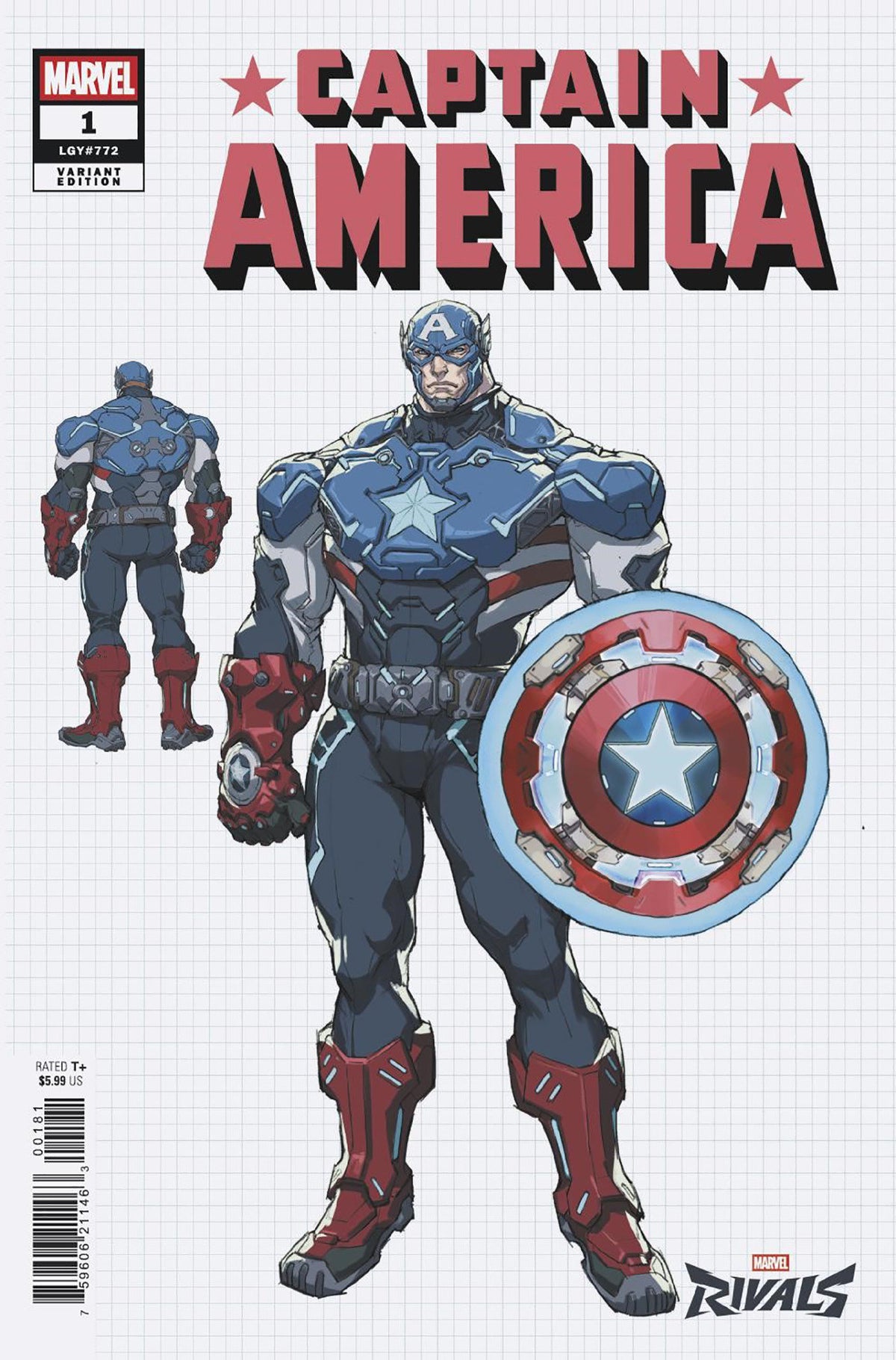 Stock Photo of Captain America #1 Netease Games Marvel Rivals Variant Marvel Comics Comics sold by Stronghold Collectibles of Acadiana Lafayette, LA
