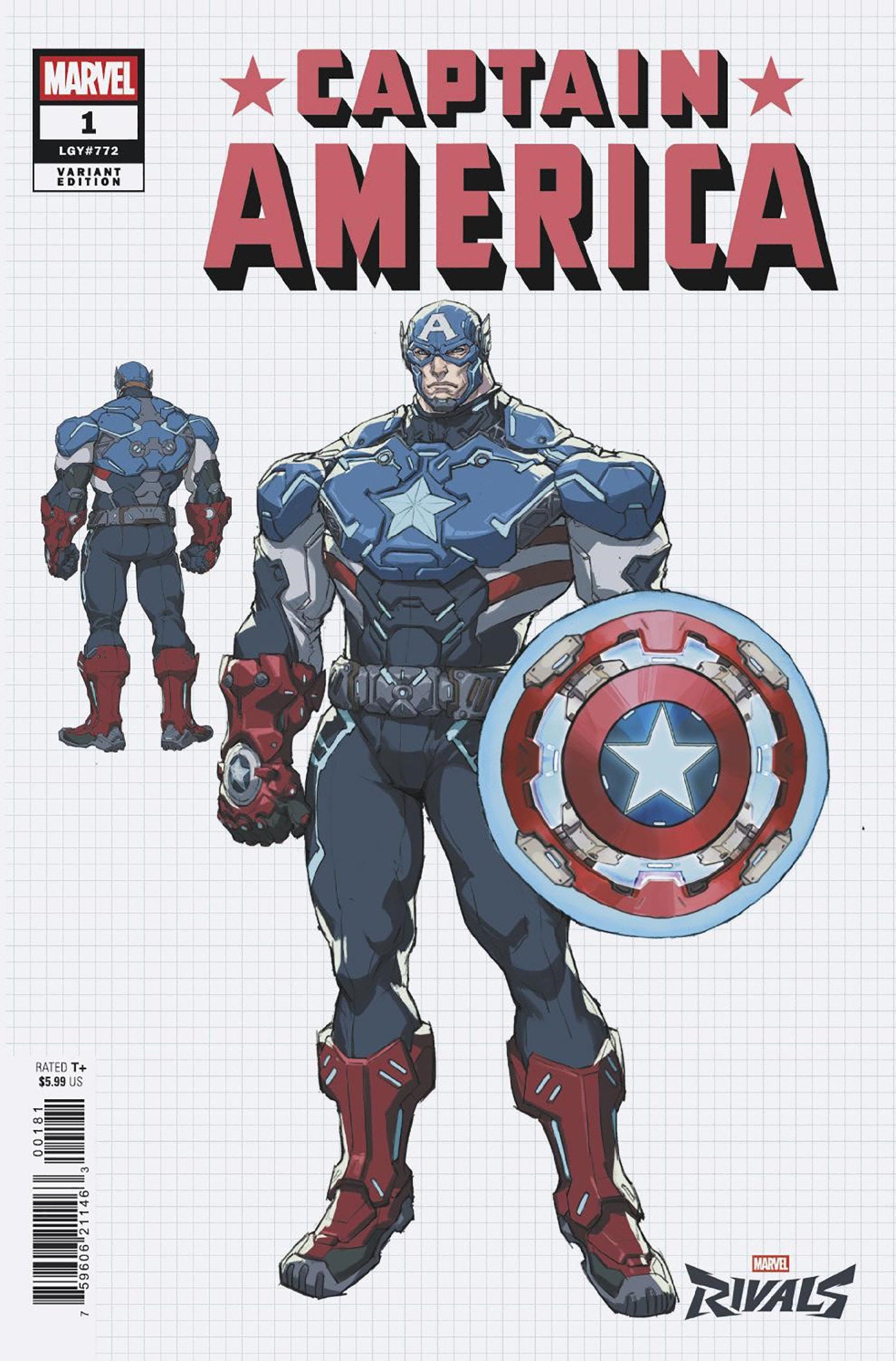 Stock Photo of Captain America #1 Netease Games Marvel Rivals Variant Marvel Comics Comics sold by Stronghold Collectibles of Acadiana Lafayette, LA