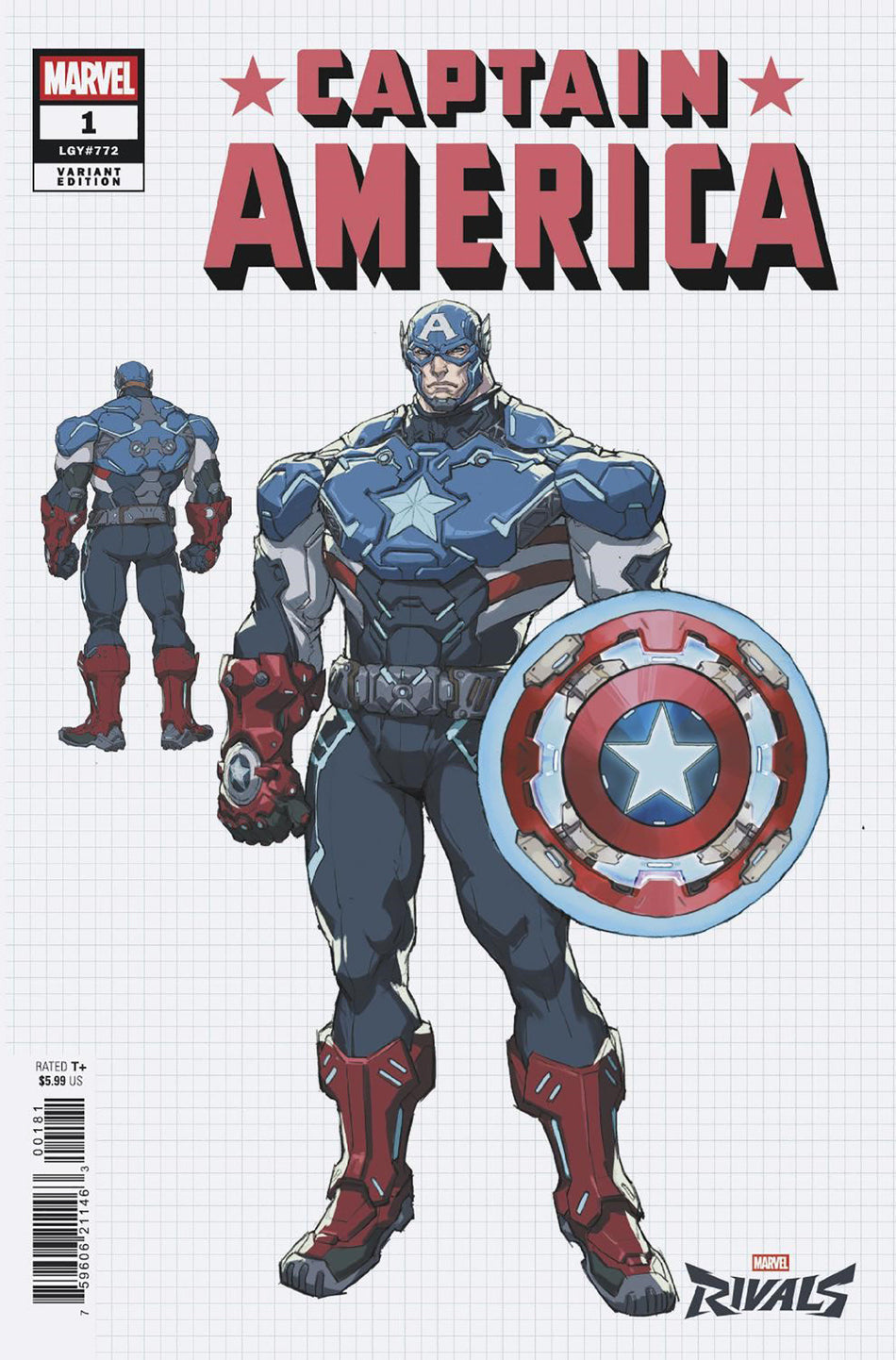 Stock Photo of Captain America #1 Netease Games Marvel Rivals Variant Marvel Comics Comics sold by Stronghold Collectibles of Acadiana Lafayette, LA