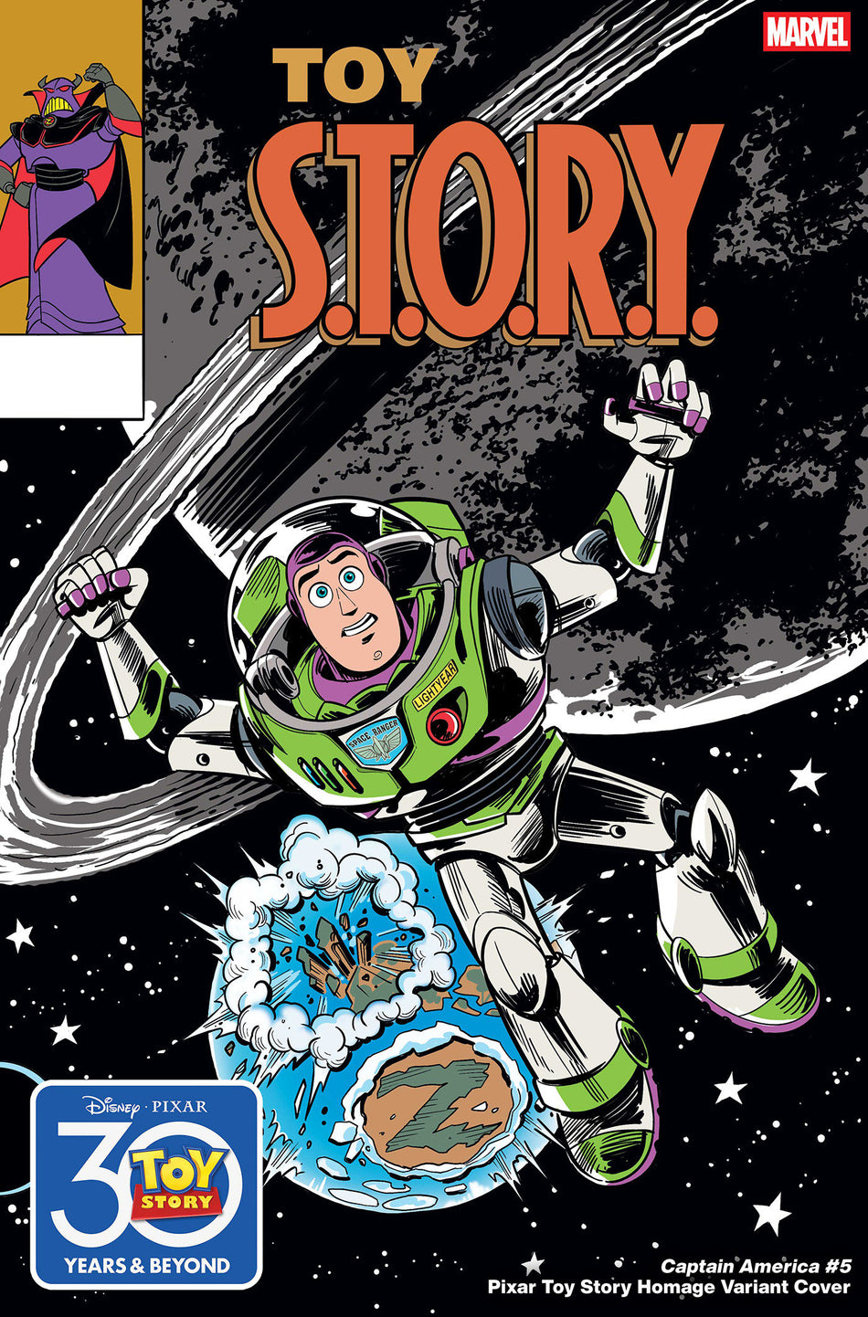 Stock Photo of  Captain America #5 Marco Forcelloni Pixar Toy Story Homage Variant Marvel Comics Comics sold by Stronghold Collectibles of Acadiana Lafayette, LA