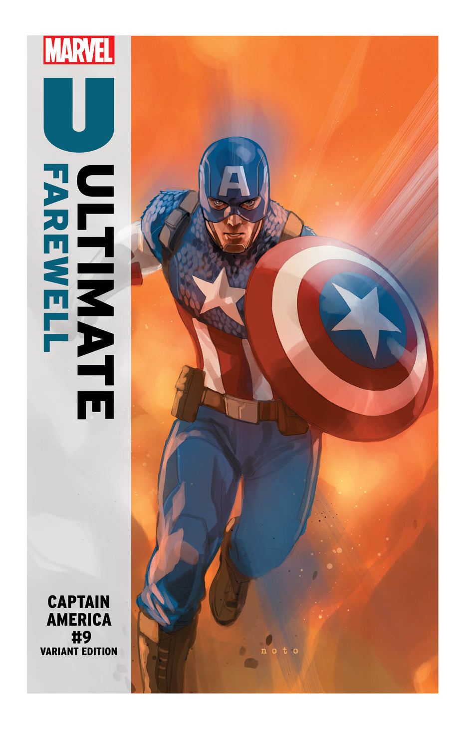 Stock Photo of  Captain America #9 Phil Noto Ultimate Farewell Variant Marvel Comics Comics sold by Stronghold Collectibles of Acadiana Lafayette, LA