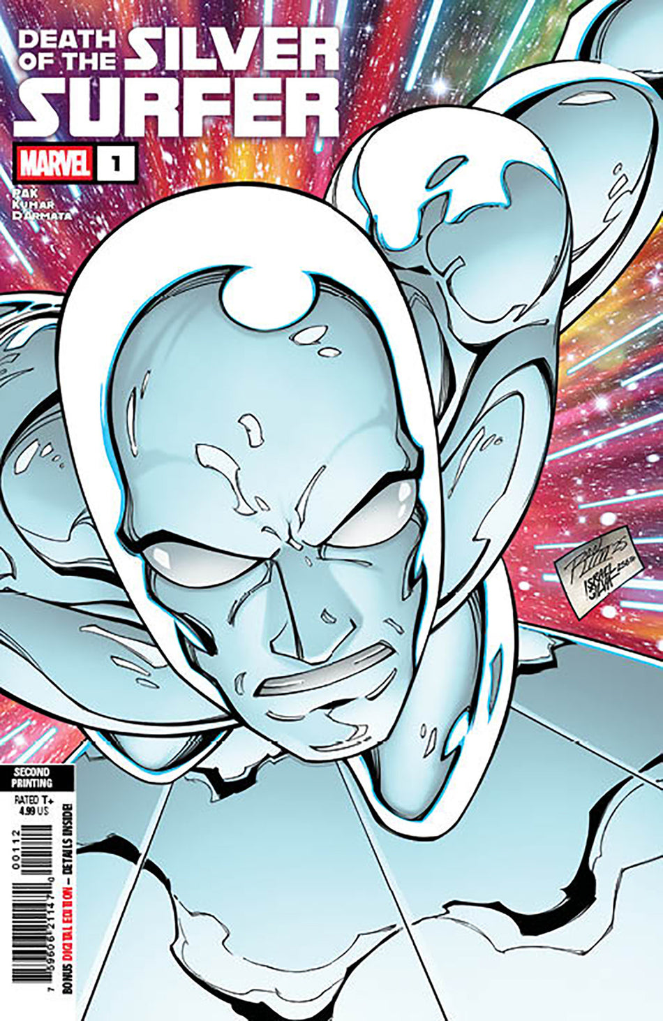 Stock Photo of Death of the Silver Surfer #1 Ron Lim 2nd Print Variant Marvel Comics Comics sold by Stronghold Collectibles of Acadiana Lafayette, LA