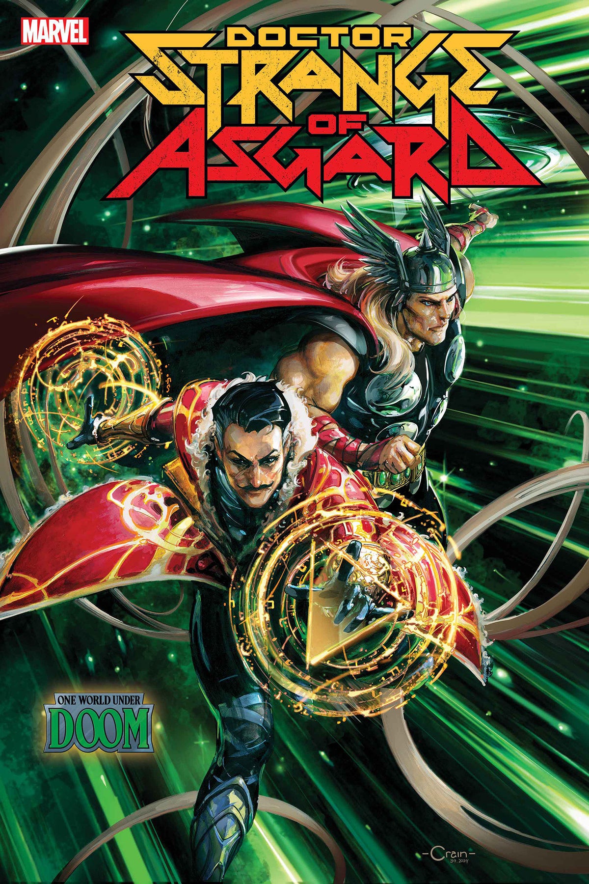 Stock Photo of Doctor Strange of Asgard #1 Clayton Crain Variant [Doom] Marvel Comics Comics sold by Stronghold Collectibles of Acadiana Lafayette, LA