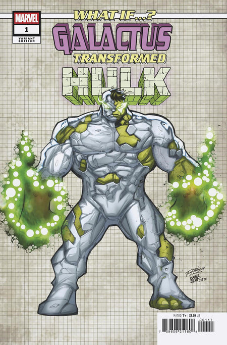 Stock Photo of What If Galactus Transformed Hulk #1 1:10 Variant Edition Design Variant Marvel Comics Comics sold by Stronghold Collectibles of Acadiana Lafayette, LA
