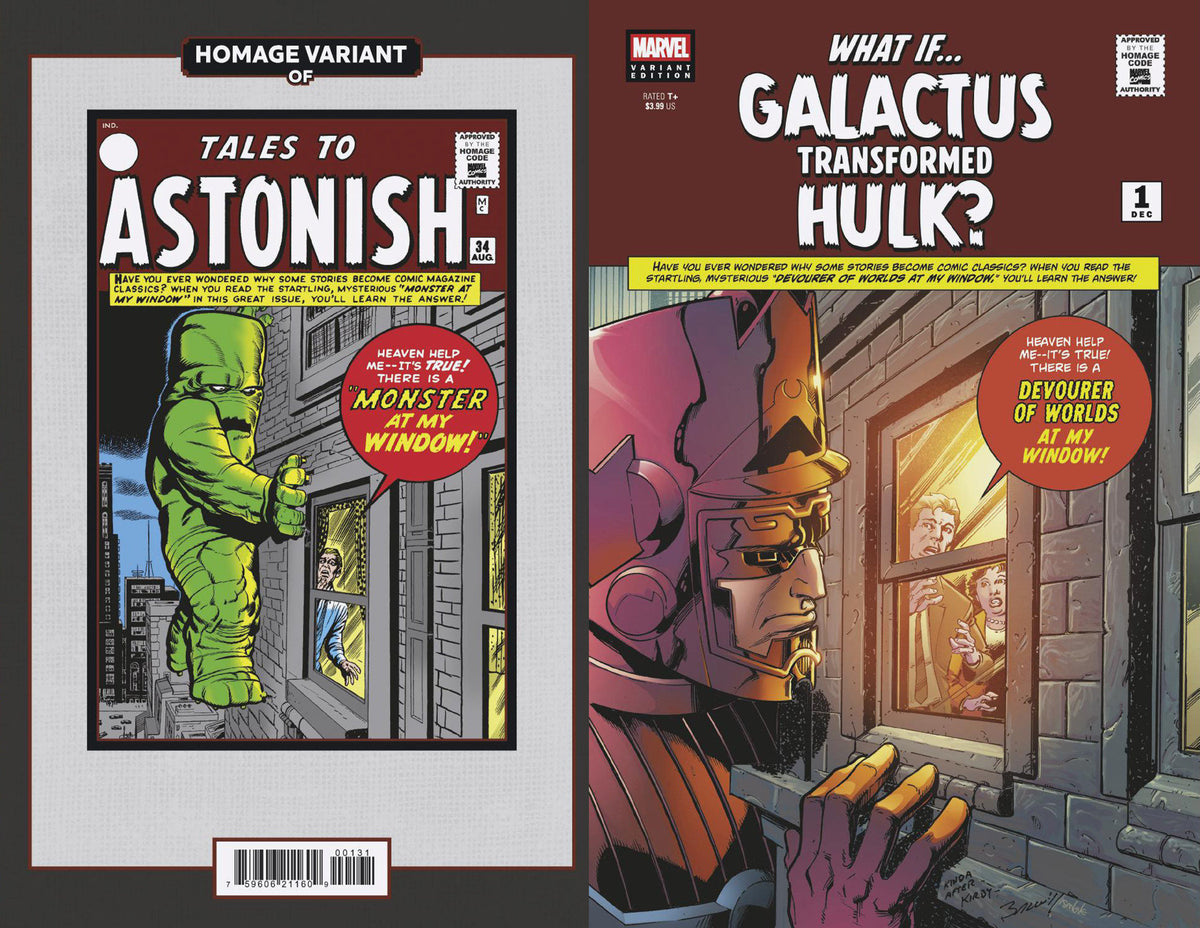 Stock Photo of What If Galactus Transformed Hulk #1 Homage Variant Marvel Comics Comics sold by Stronghold Collectibles of Acadiana Lafayette, LA