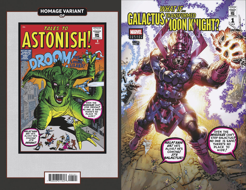Stock Photo of What If Galactus Transformed Moon Knight #1 Homage Variant Marvel Comics Comics sold by Stronghold Collectibles of Acadiana Lafayette, LA