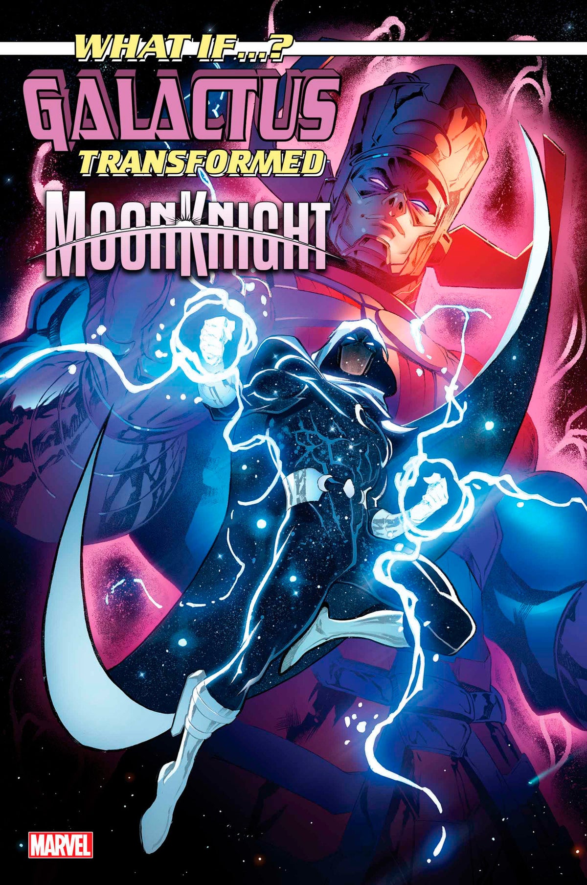 Stock Photo of What If Galactus Transformed Moon Knight #1 Iban Coello Variant Marvel Comics Comics sold by Stronghold Collectibles of Acadiana Lafayette, LA