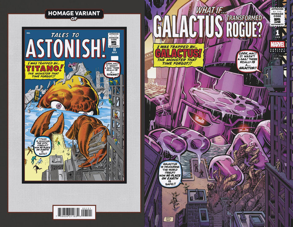 Stock Photo of What If Galactus Transformed Rogue #1 Sci-Fi Homage Variant Marvel Comics Comics sold by Stronghold Collectibles of Acadiana Lafayette, LA